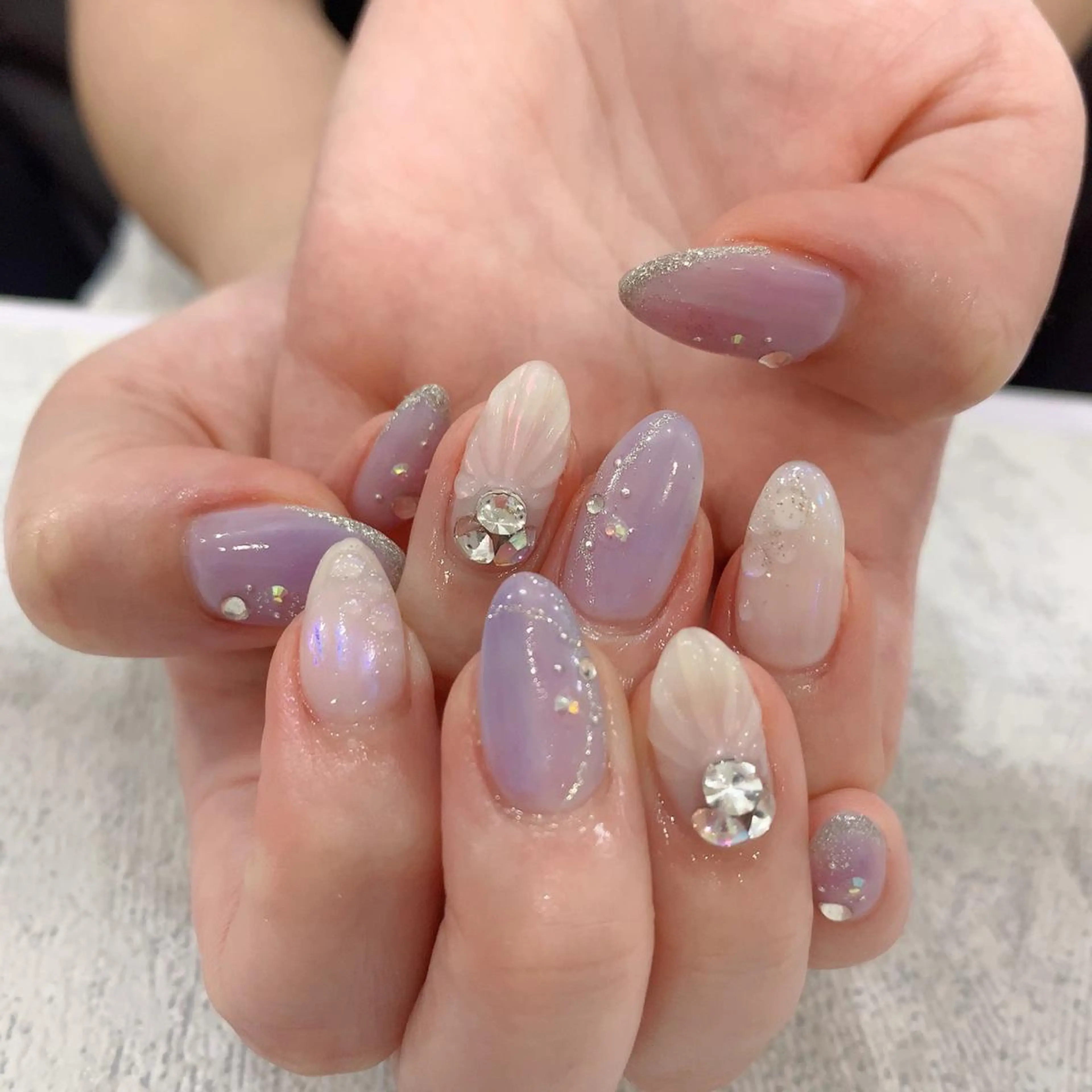 ミディアム ネイル cho nailのネイルデザイン