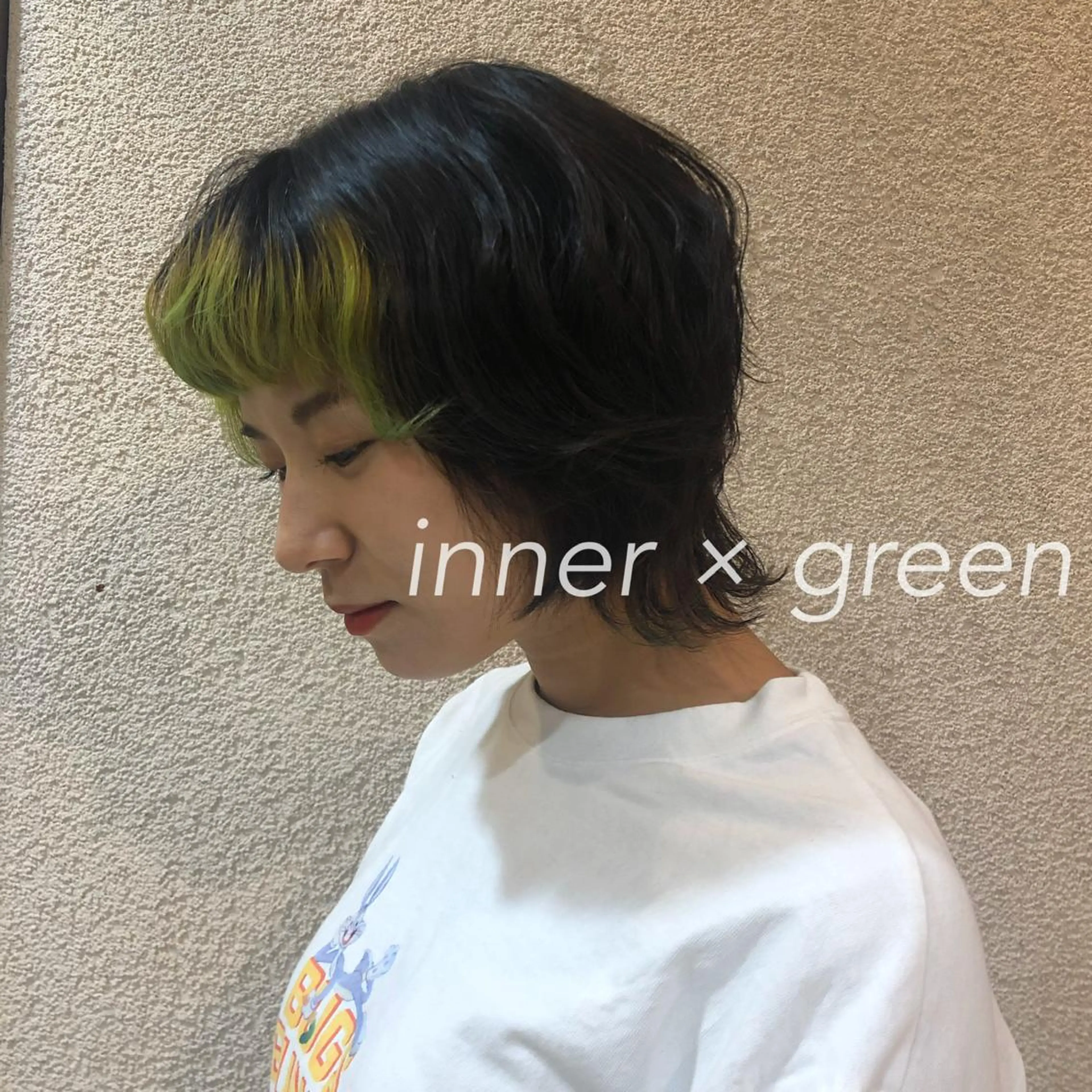 ショート カラー ブリーチ merc. 福田茜のヘアスタイル
