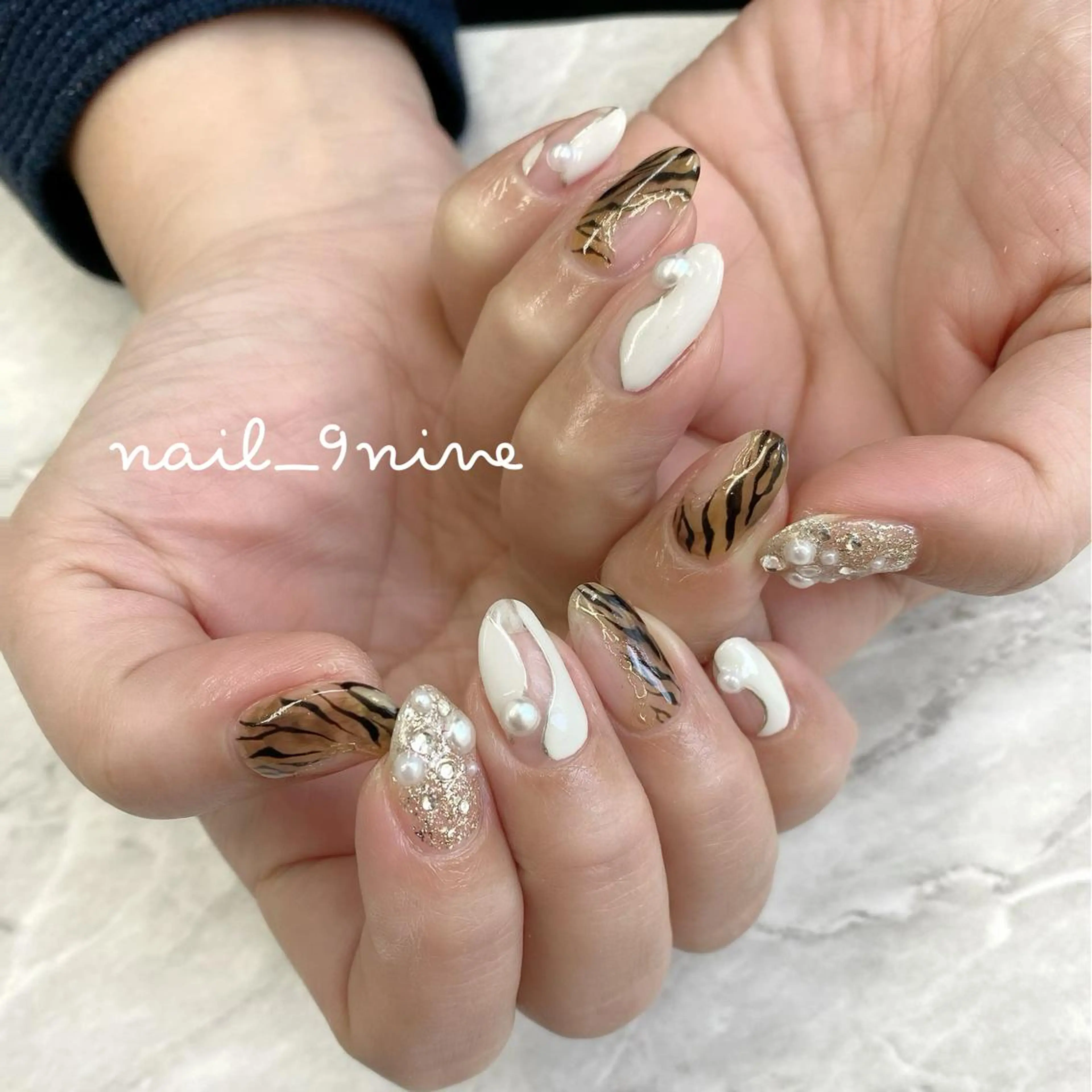 ネイル ハンドネイル nail salon  9NINE所属・nail salon 9NINEのネイルデザイン