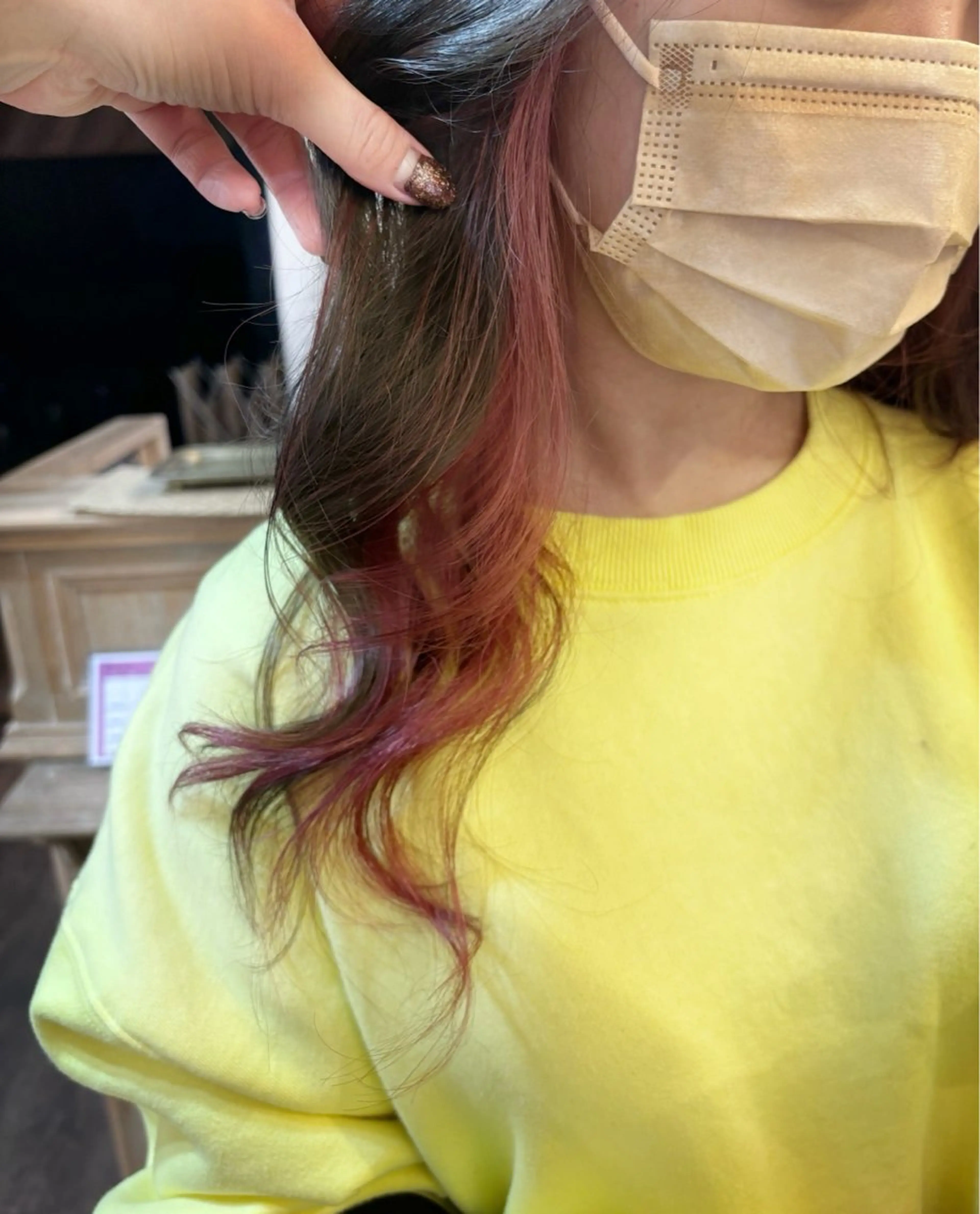 ロング ブリーチなしW カラー✳︎ayaneのヘアスタイル