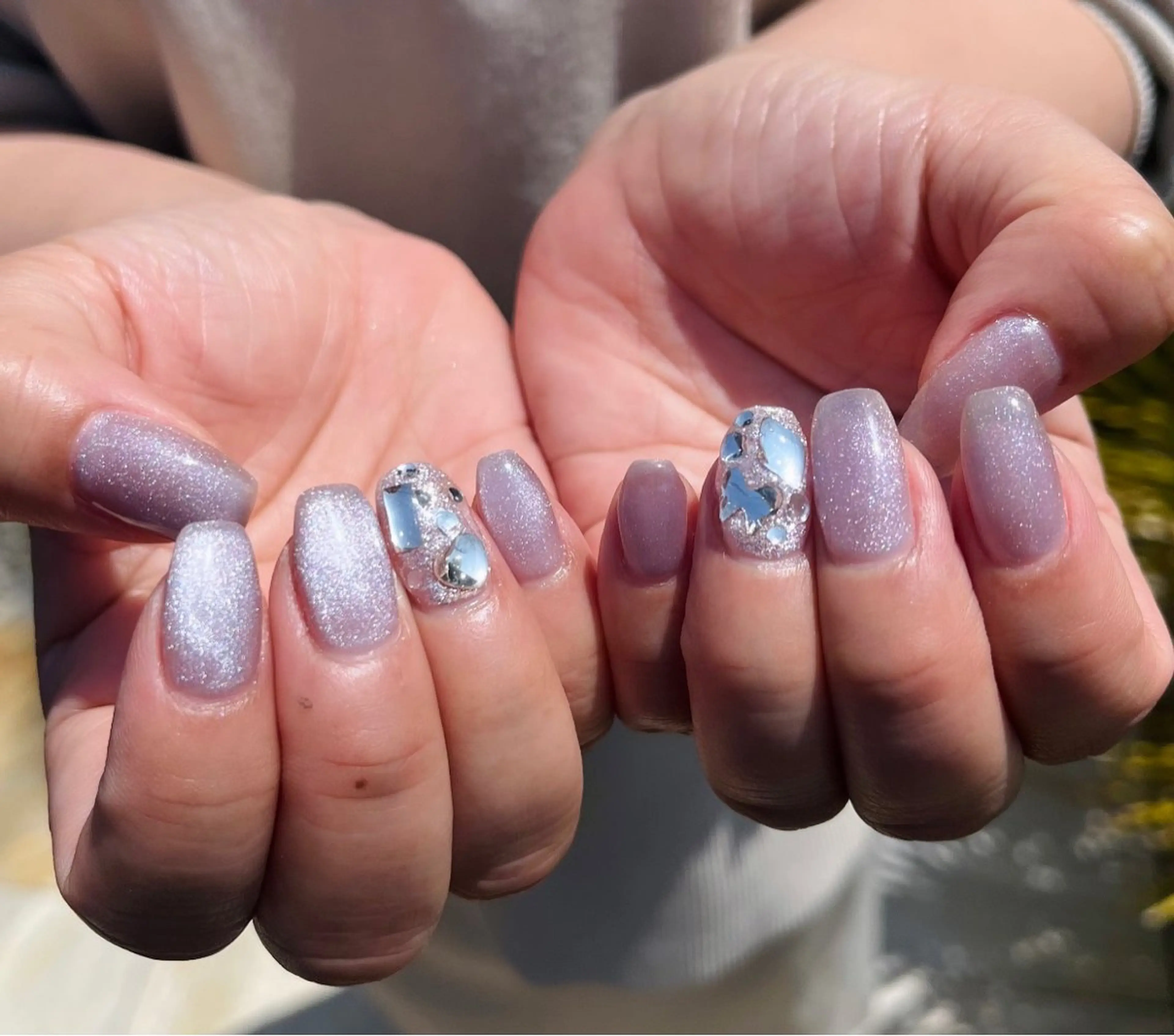 ネイル マグネットネイル ハンドネイル HazeGrass NAILのネイルデザイン