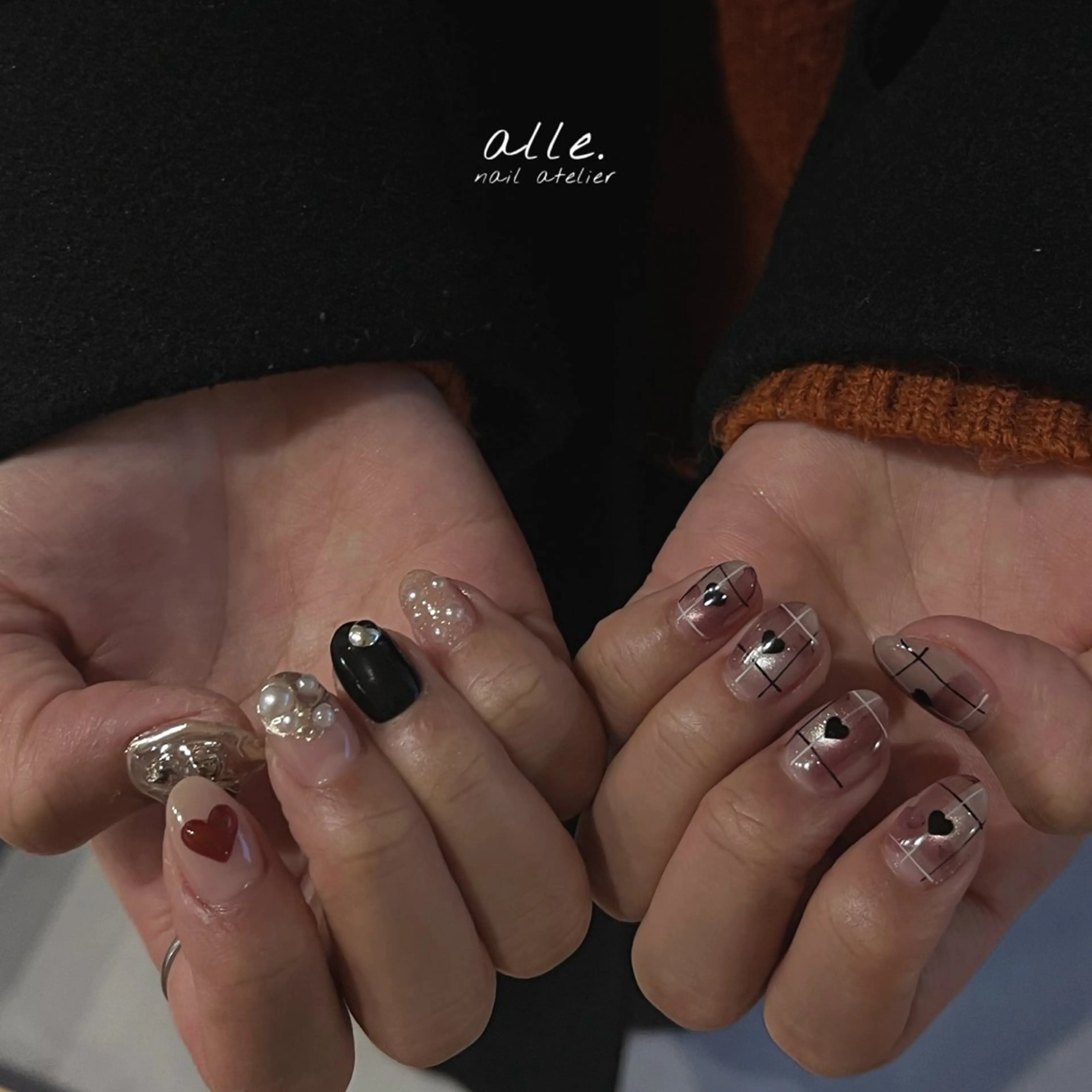 ネイル ハンドネイル atelier alle.のネイルデザイン