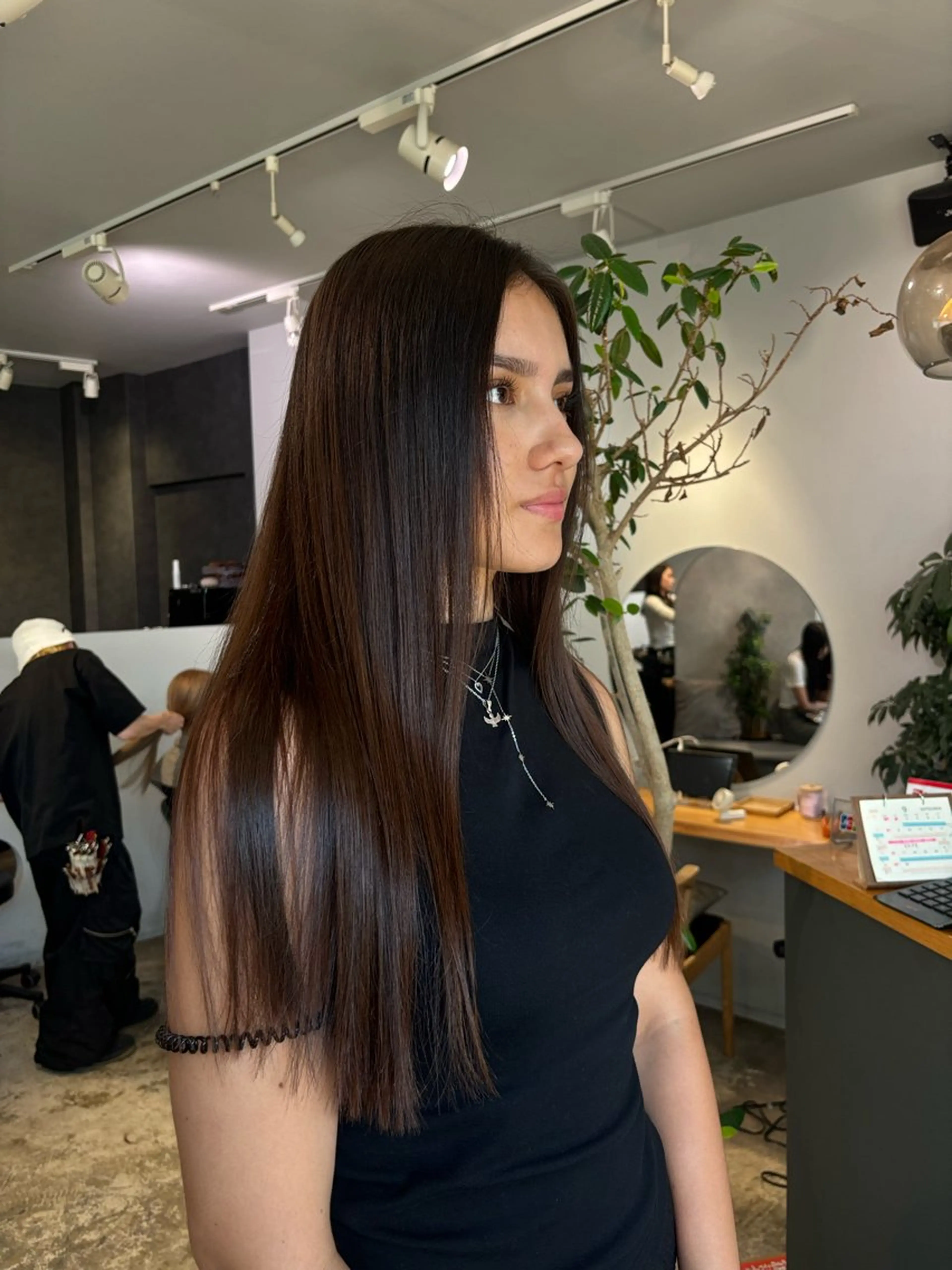 ロング 縮毛矯正 縮毛矯正 🐼 こゆきのヘアスタイル