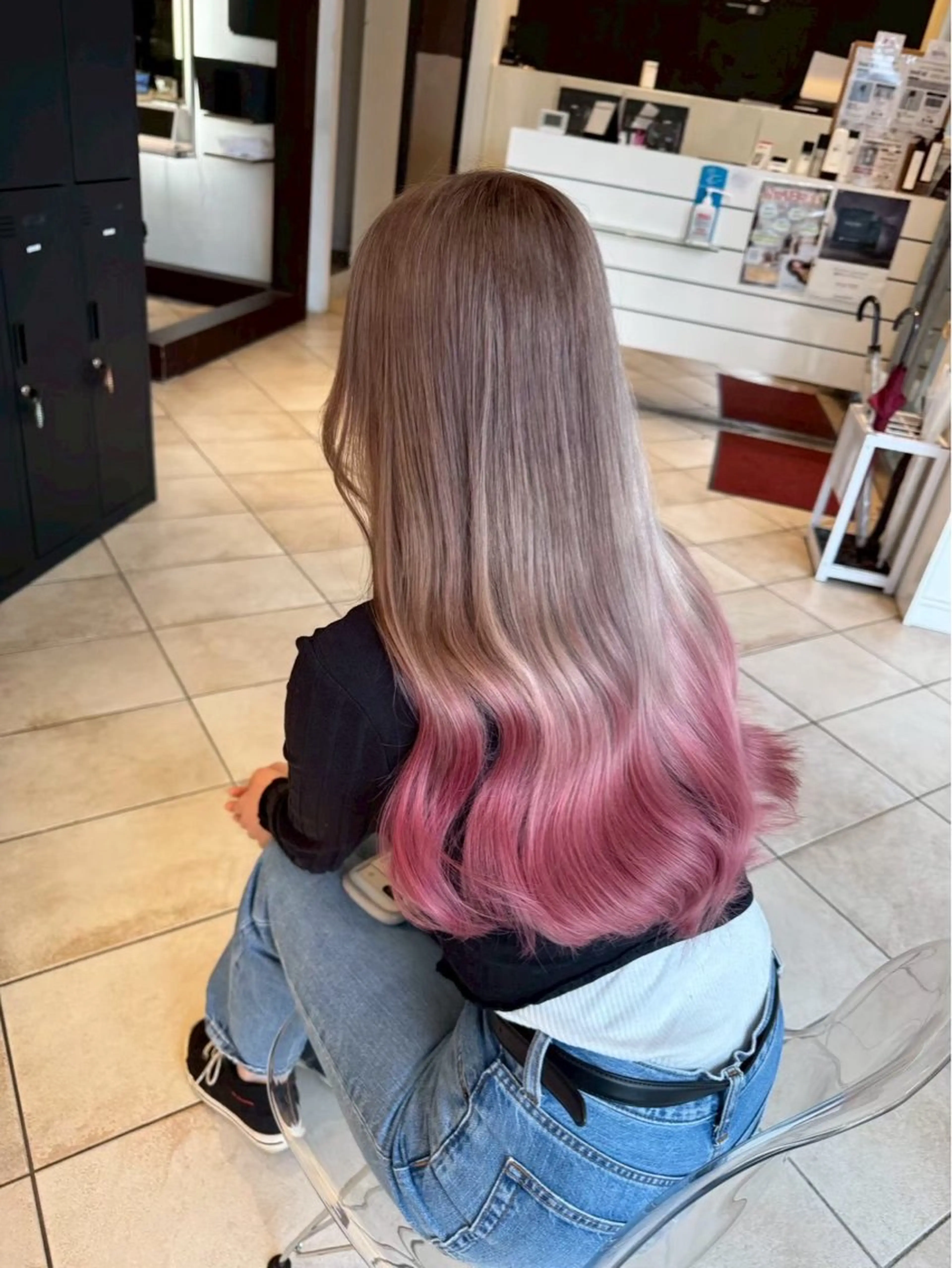 ロング 🐰ﾈﾓﾄ ﾋﾅﾉ｜ 淵野辺カラー🤍🫧のヘアスタイル