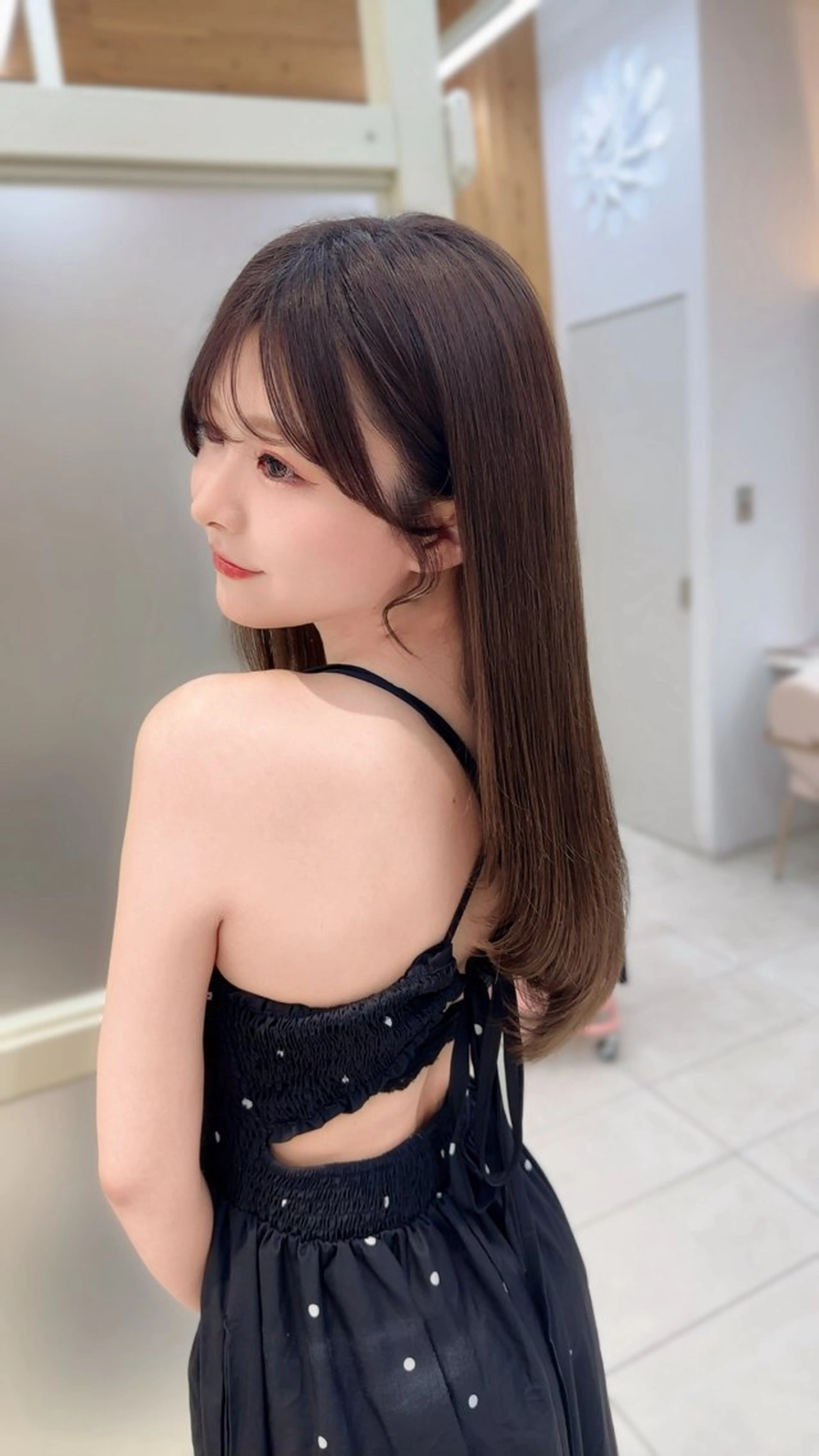 ロング oto🎀×美髪× シースルー前髪🤍のヘアスタイル