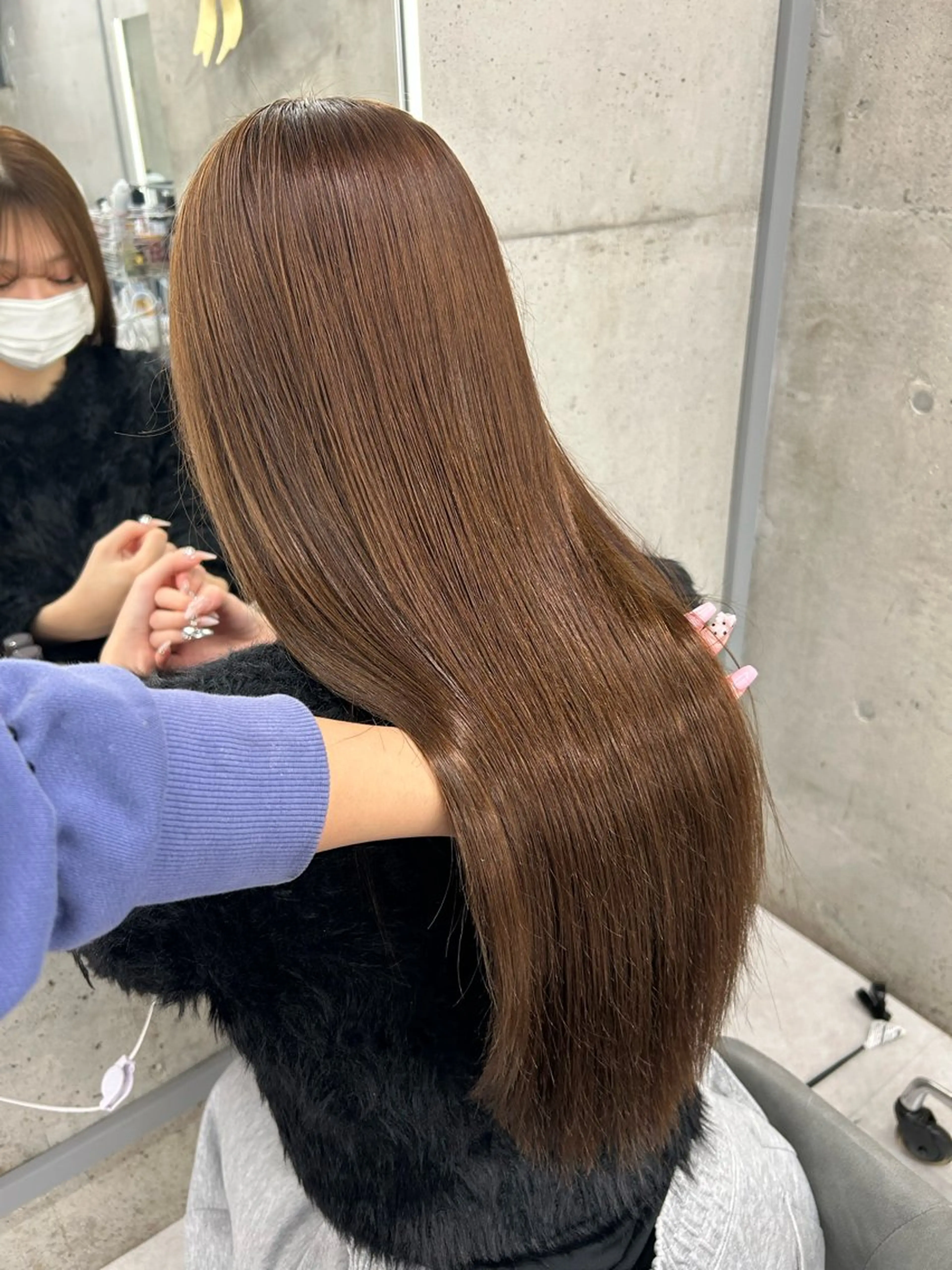 ロング カラー カット ヘアカラー カラー/エクステ 🤍ルナのヘアスタイル