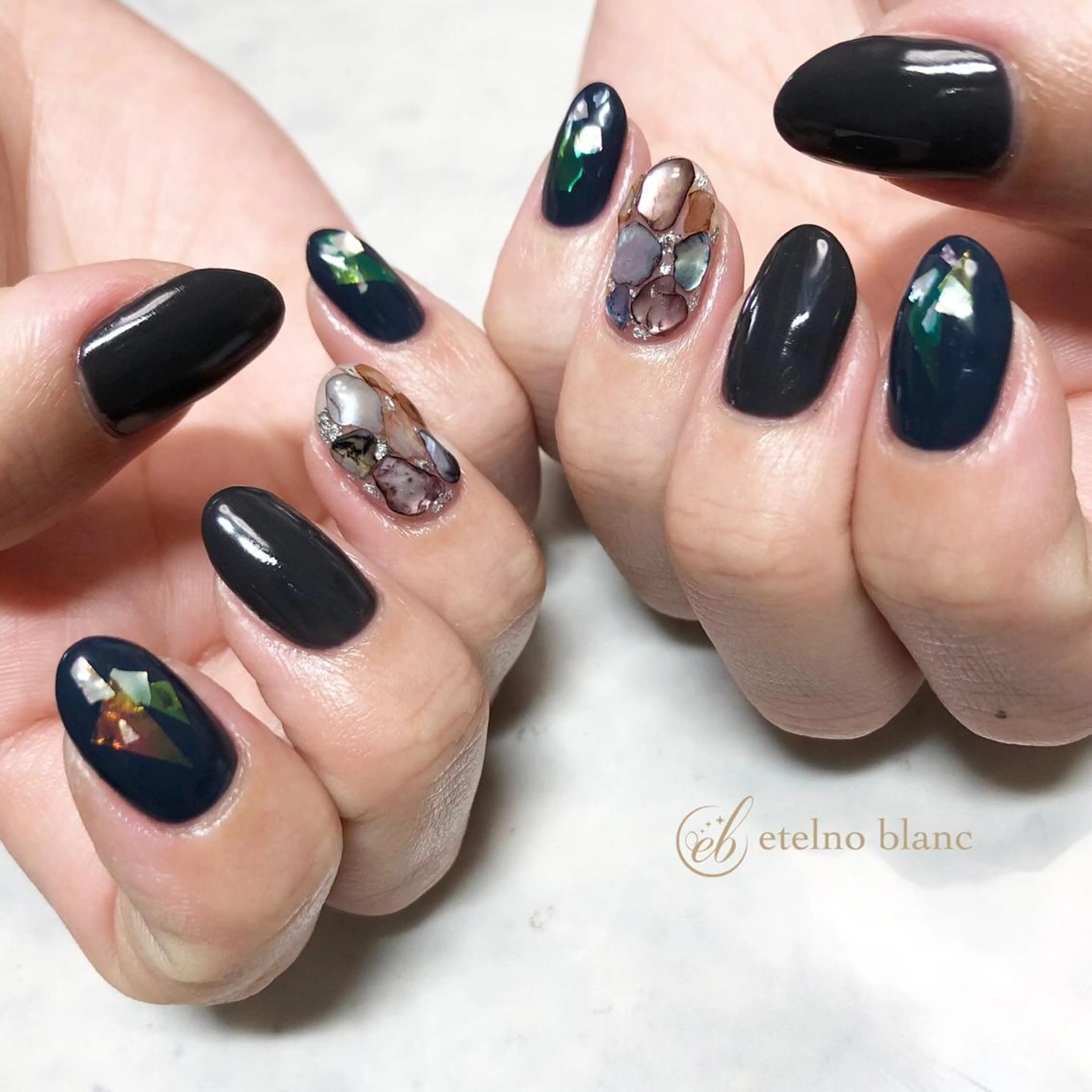 ネイル etelno blanc中目黒のネイルデザイン