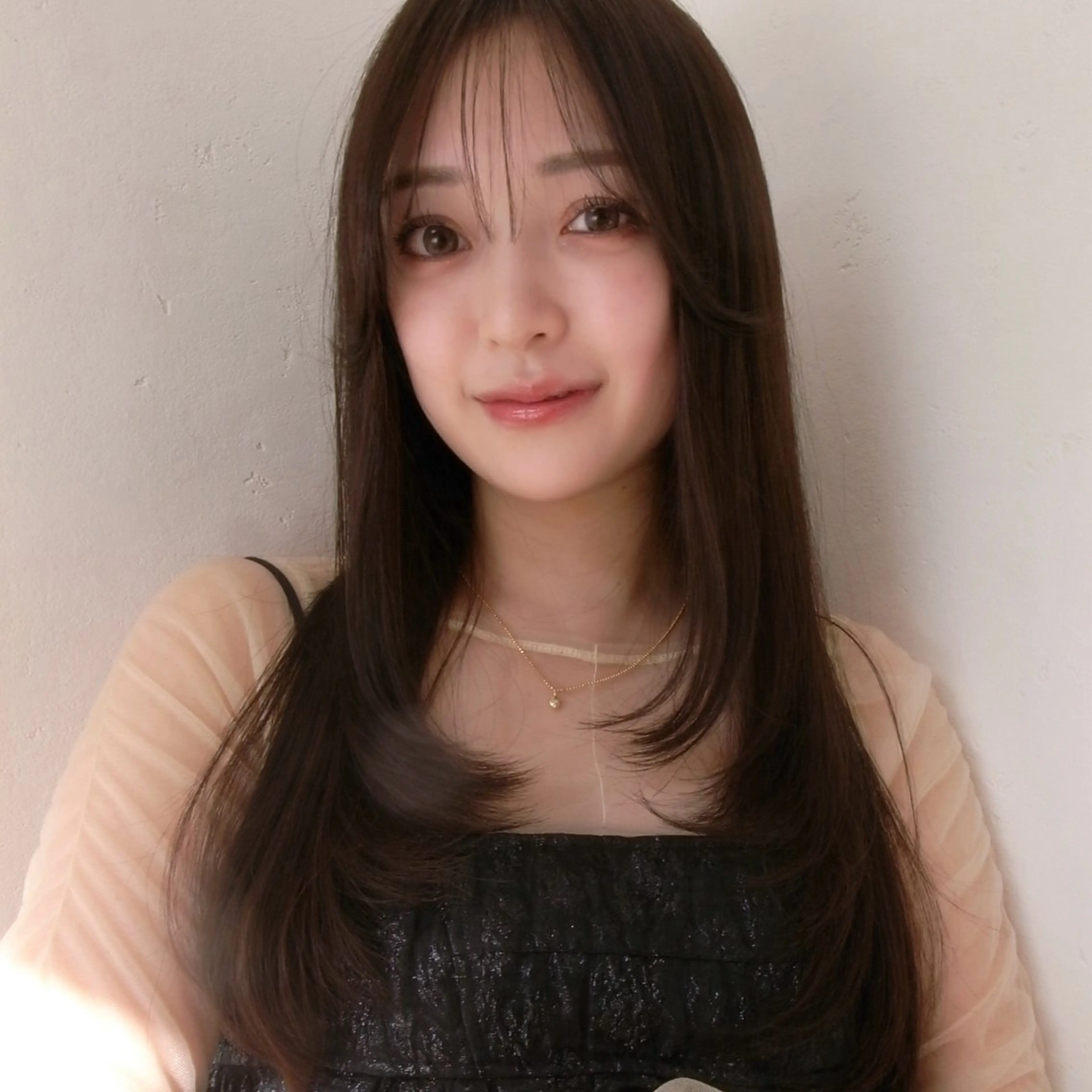 ロング カラー ヘアカラー ベージュ/透明感/ 桃子のヘアスタイル