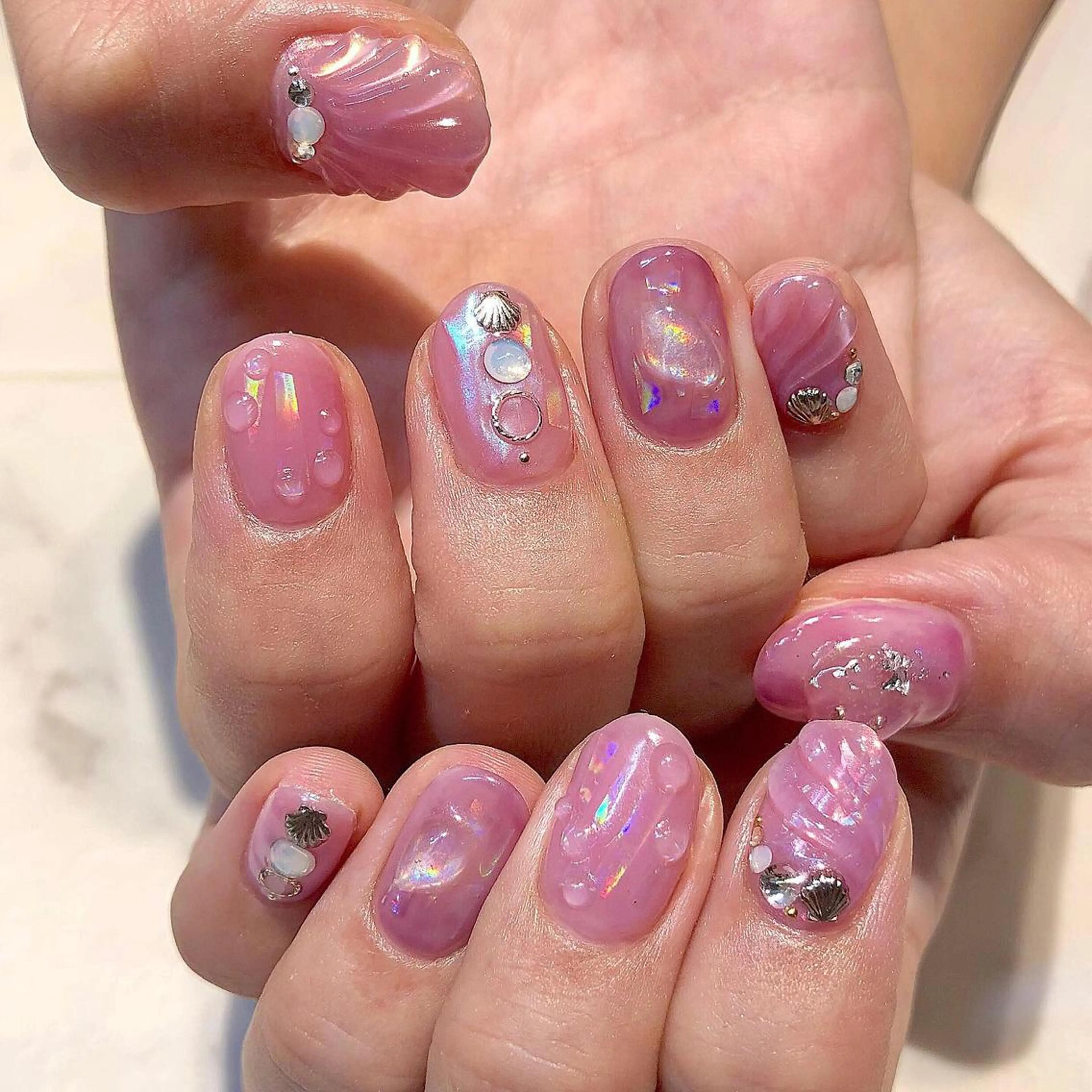ネイル Twinkling( private salon)所属・伊藤 京香のネイルデザイン