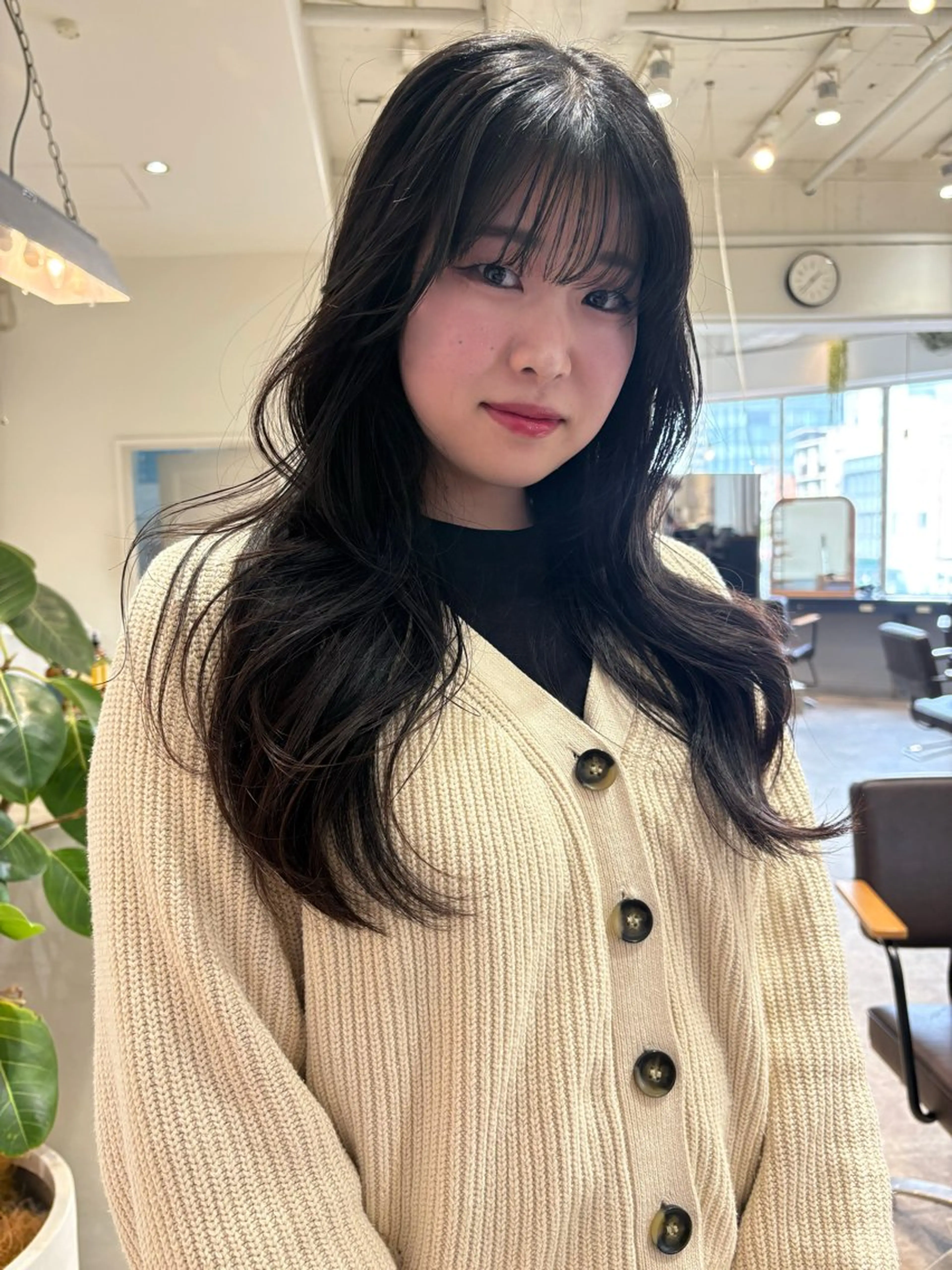 ロング SIKI yuuna モテ韓国ヘア☁️のヘアスタイル