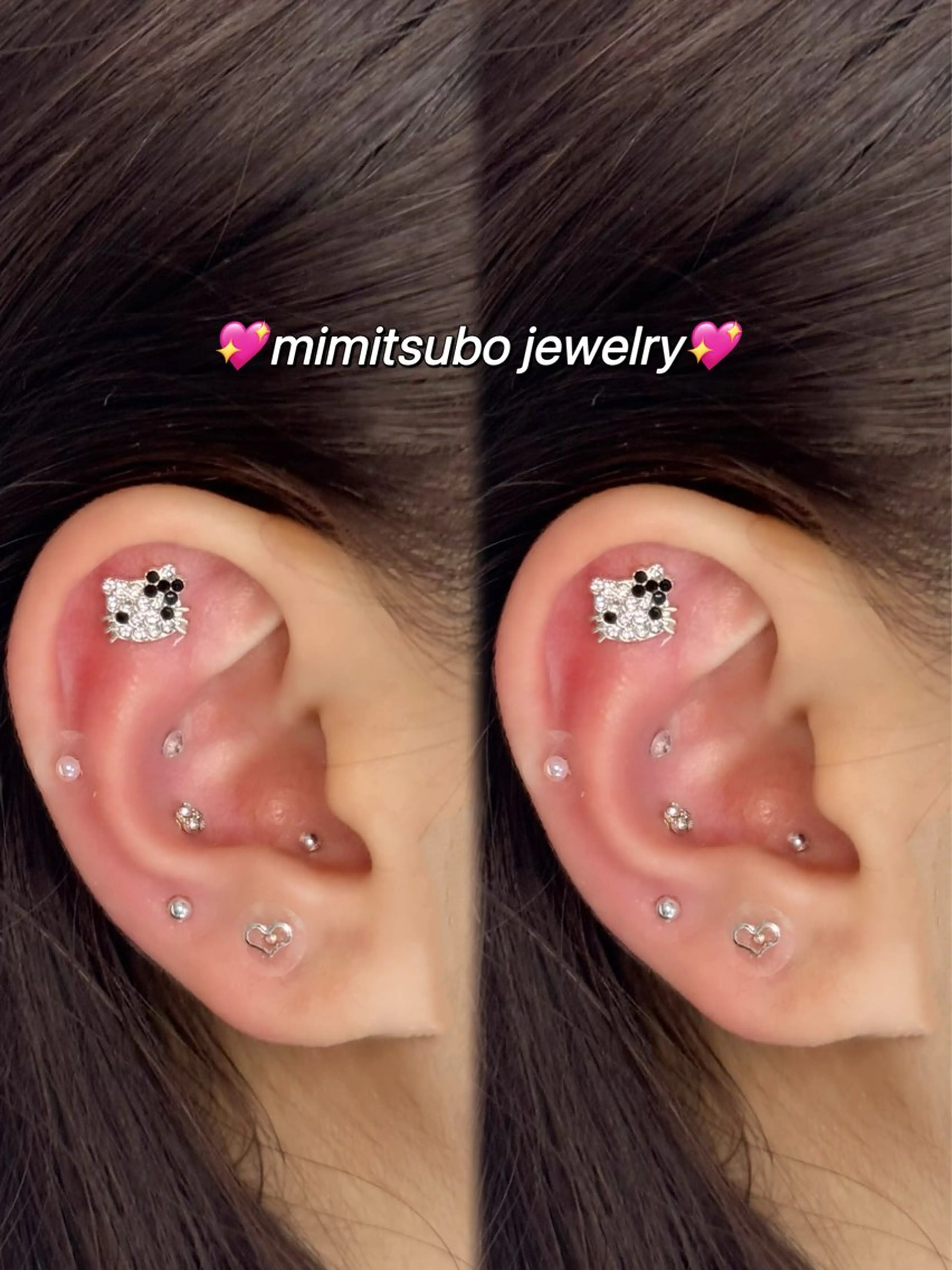 耳つぼジュエリー💎シンプルパーツ【10粒まで】(※増やす際は１粒＋￥200になります。)の写真