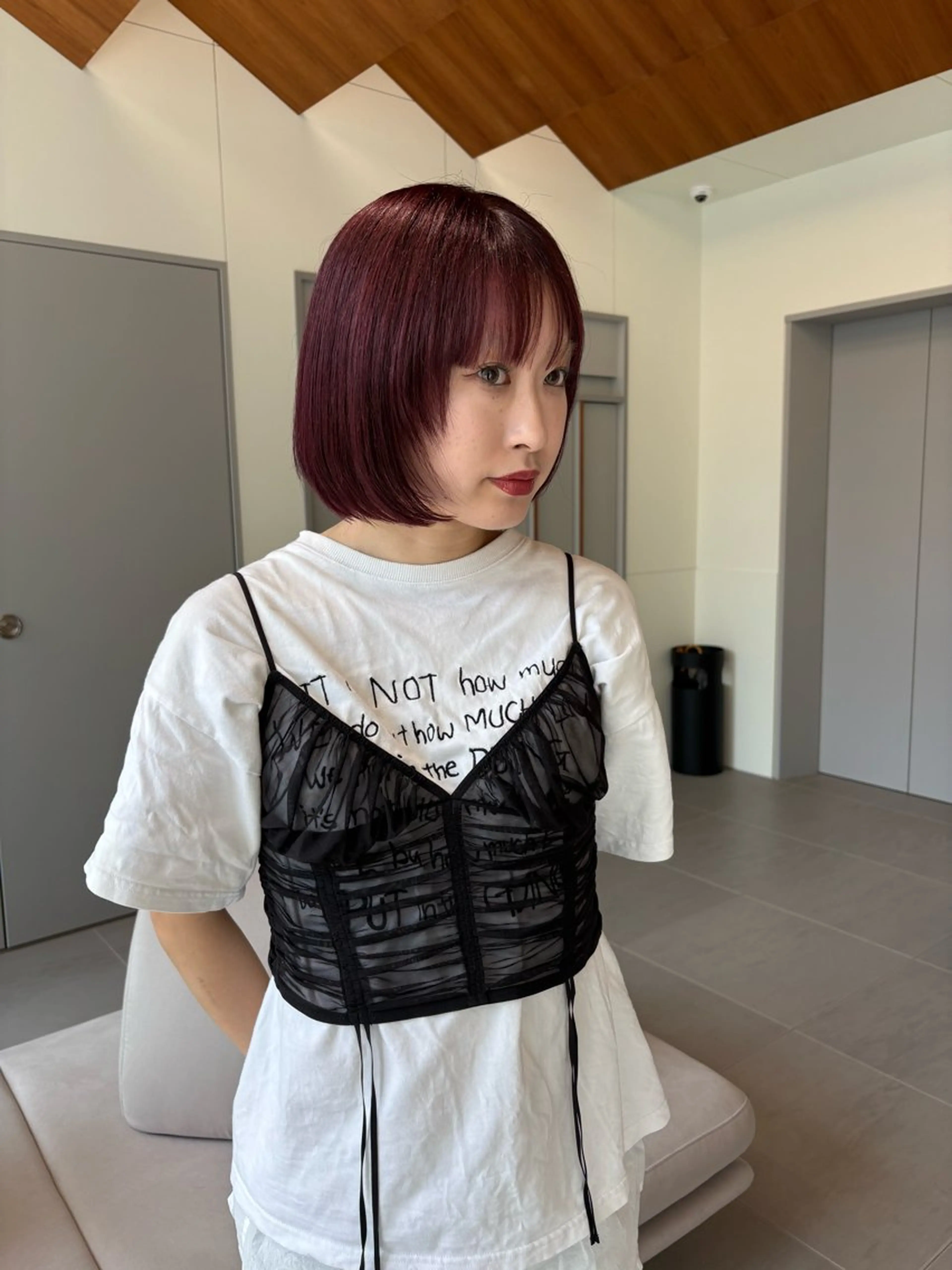 ショート ヘアカラー loren ao /shizukiのヘアスタイル