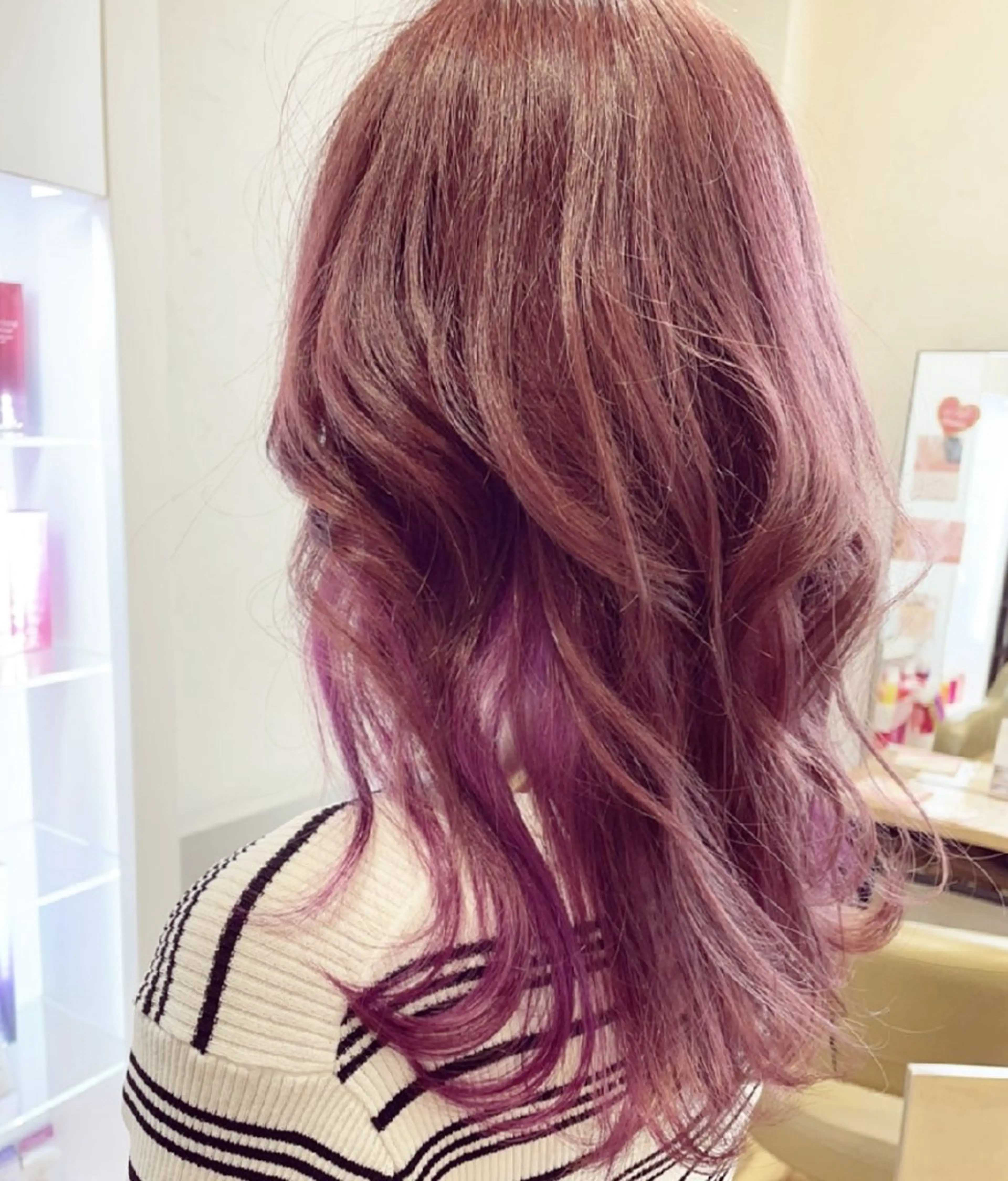 カラー ma cherie 三浦直美のヘアスタイル