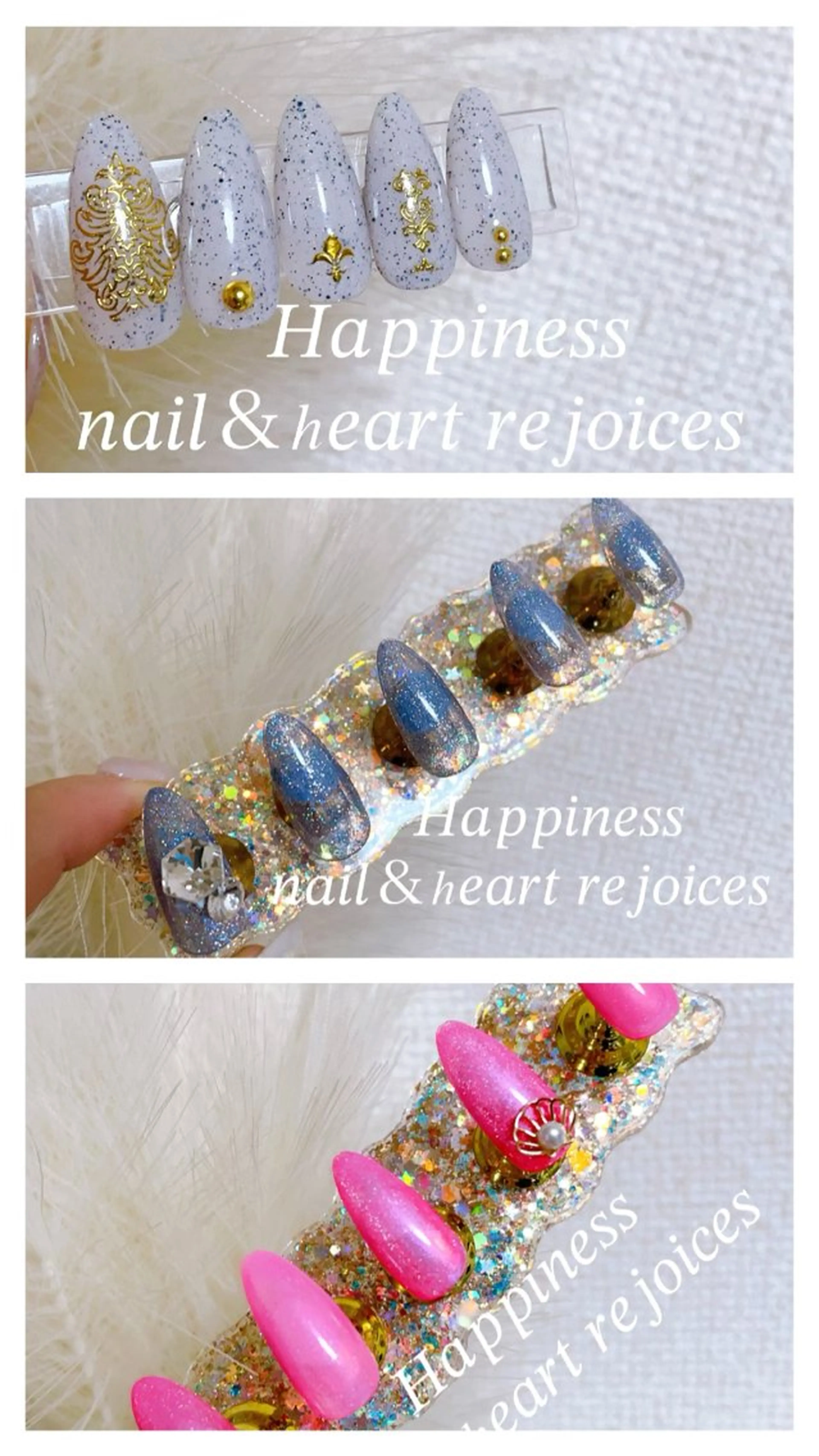 ネイル 𝐻𝑎𝑝𝑝𝑖 𝑛𝑒𝑠𝑠のネイルデザイン