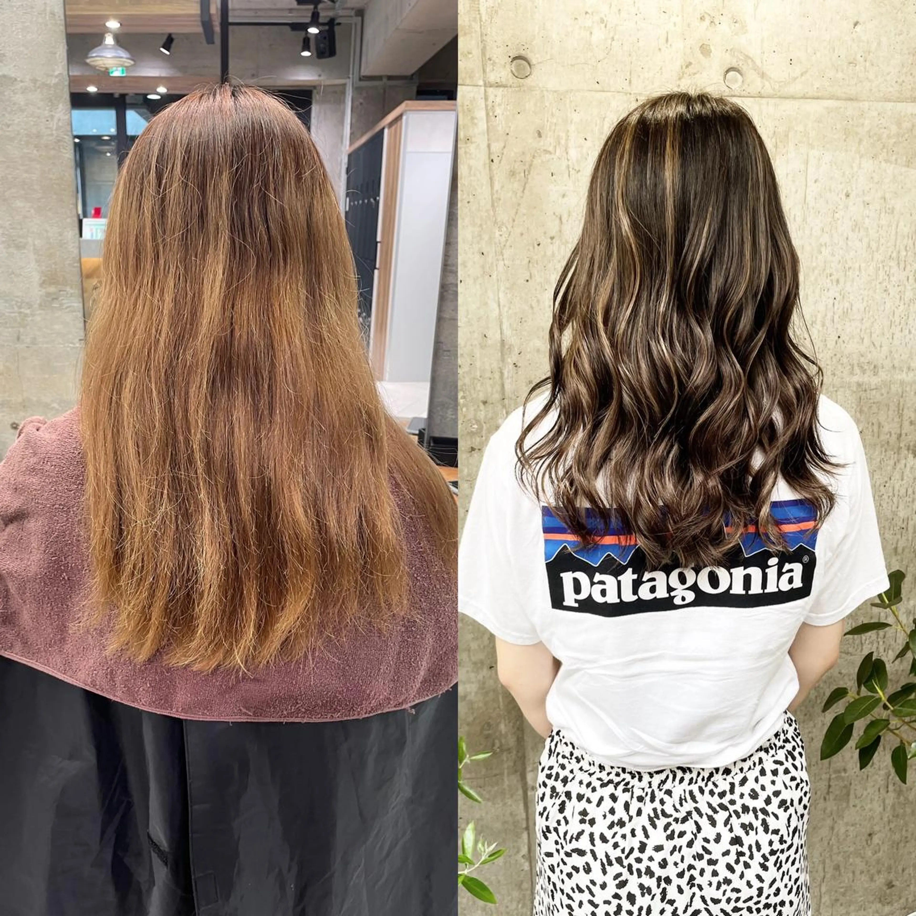 ロング カラー ヘアアレンジ ヘアカラー TATSUYA アートディレクターのヘアスタイル