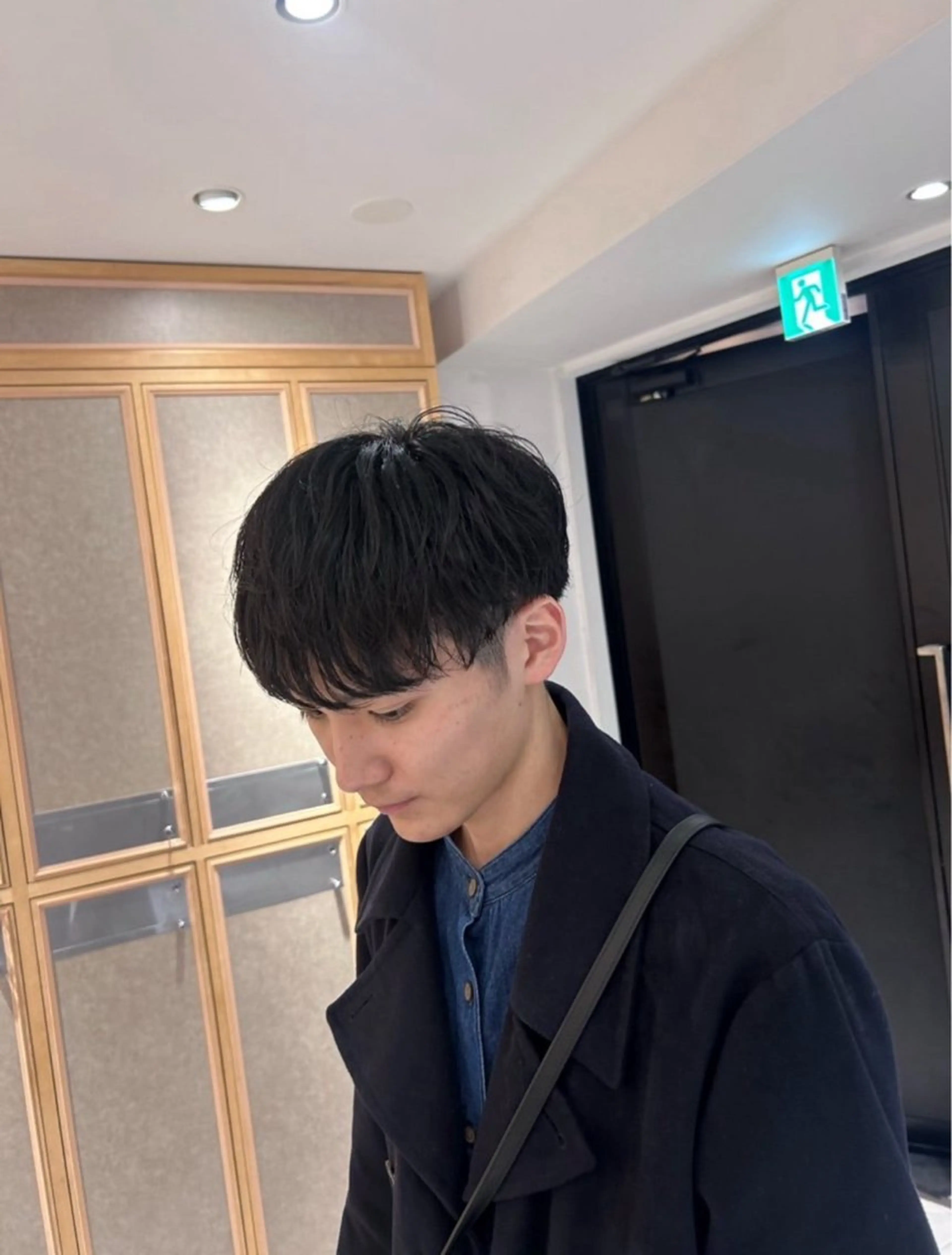 メンズ レイヤー小顔ショート 吉田ジョウのヘアスタイル