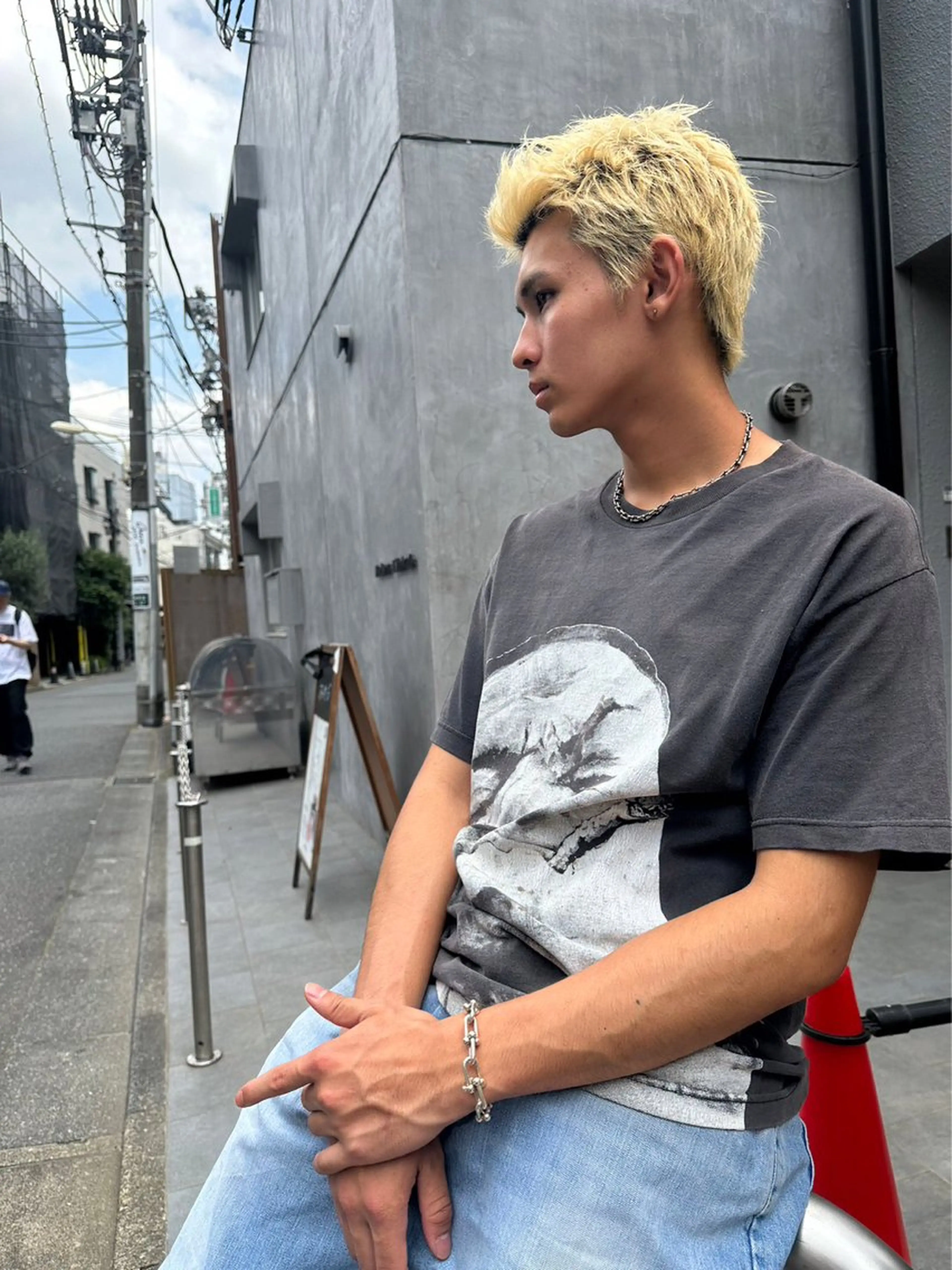 カラー パーマ ヘアアレンジ メンズ ✨【公式】渋谷メンズ サロン BLUCK✨のヘアスタイル