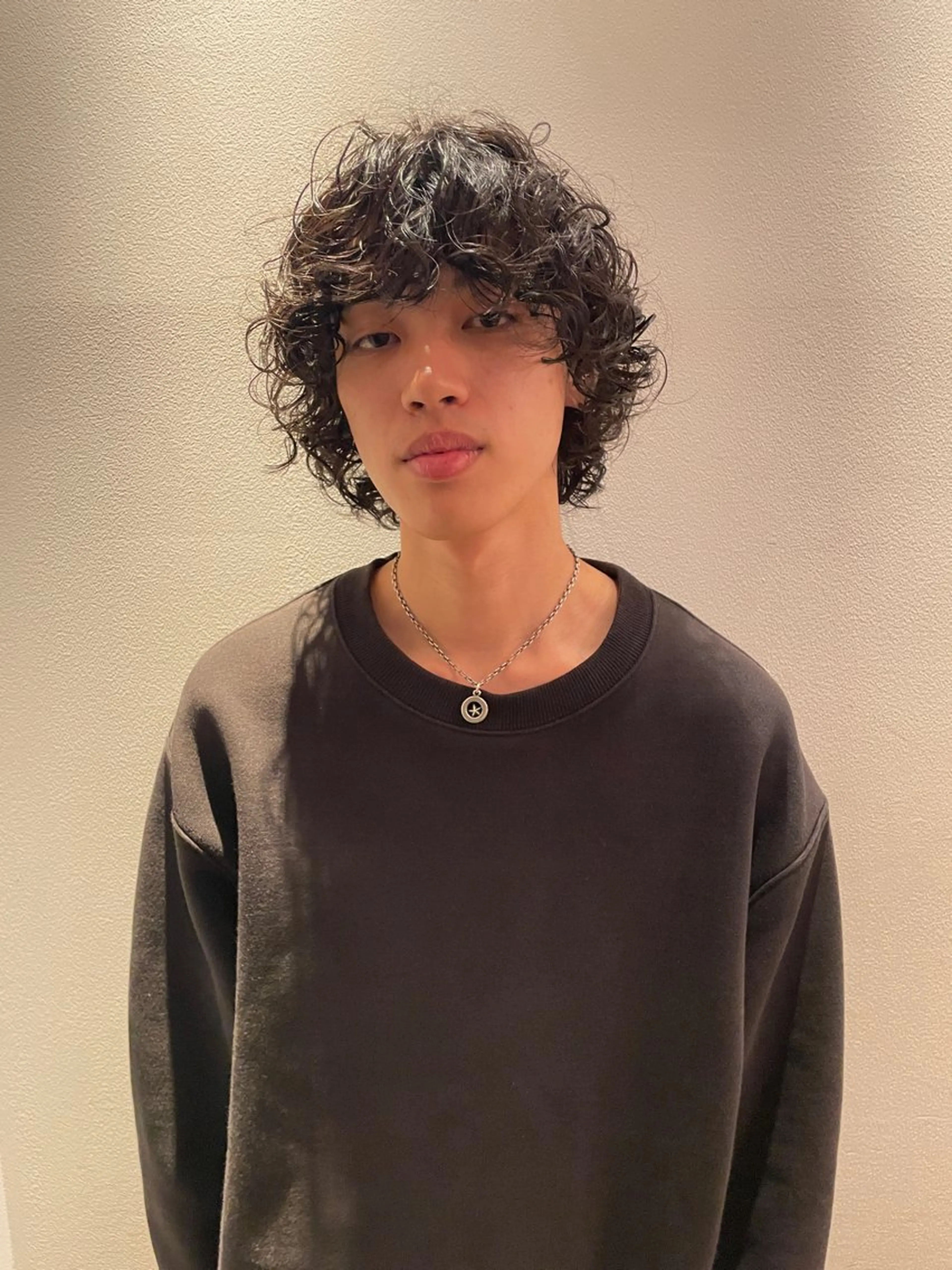 ショート パーマ メンズ メンズパーマ カット パーマ vetica所属・フジヤ サイタのヘアスタイル