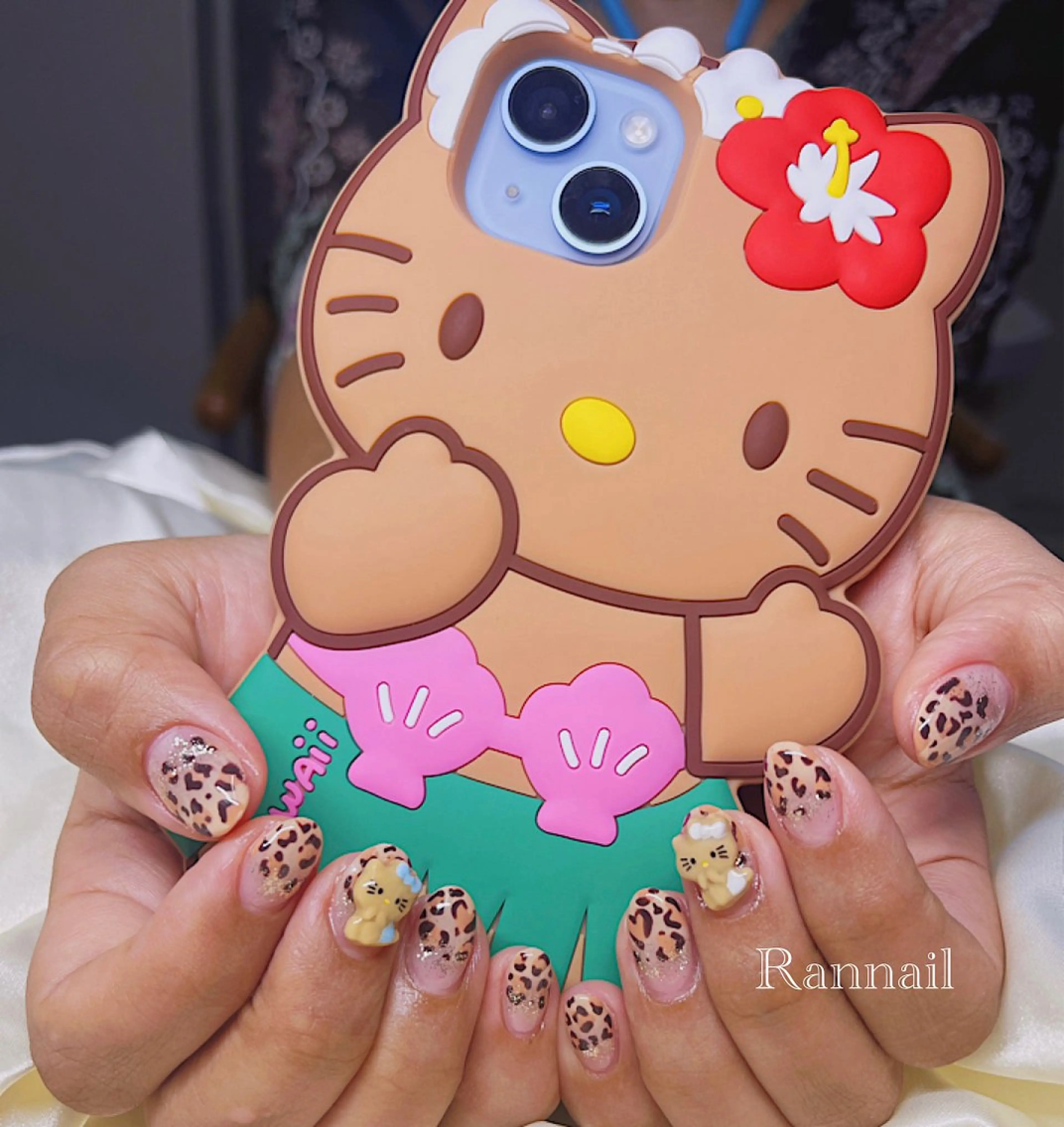 ネイル アニマル柄 夏ネイル ハンドネイル Ran  nail所属・Ran Nailのネイルデザイン