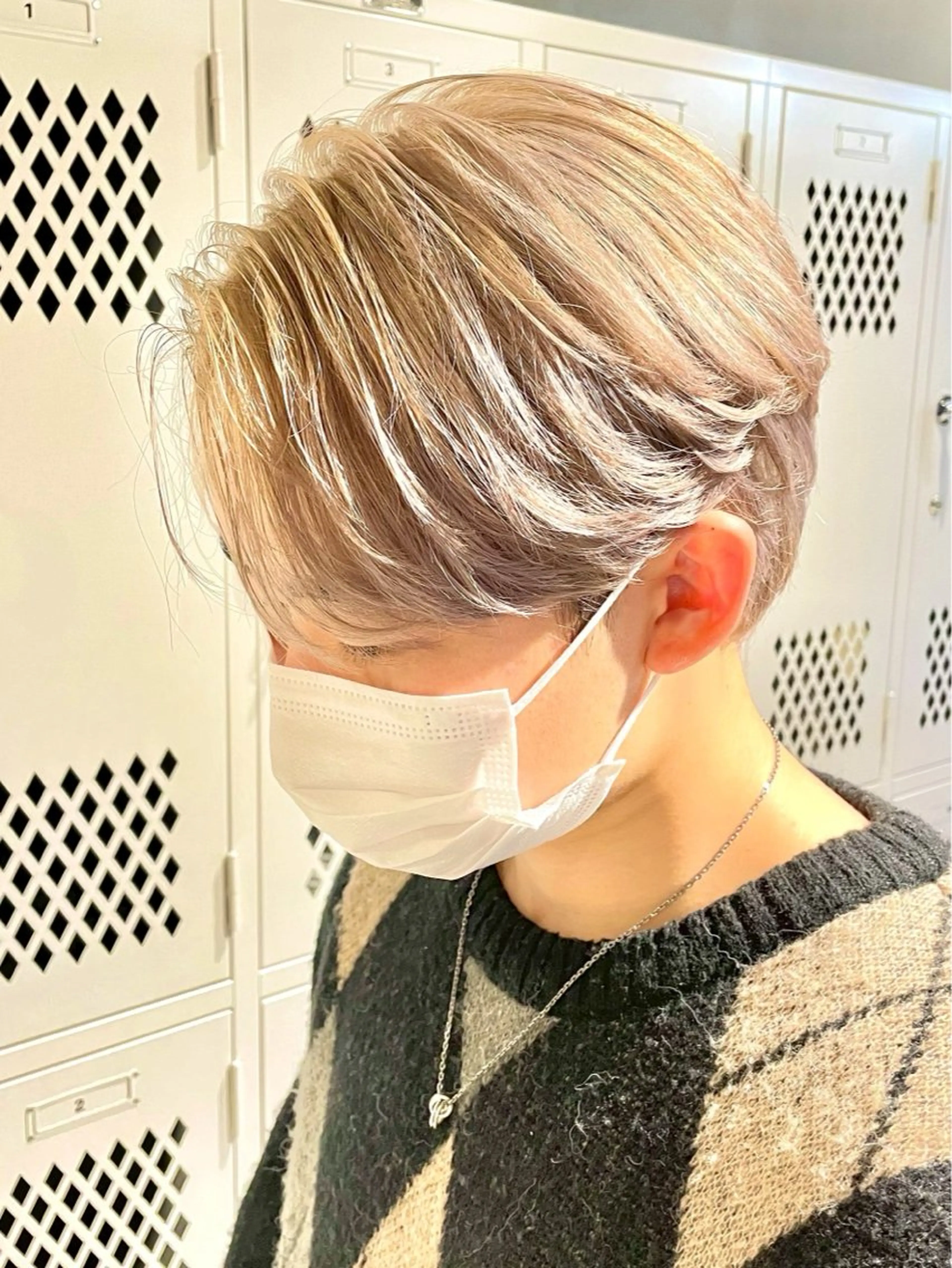 ショート カラー メンズ カット ヘアカラー 松井 生のヘアスタイル