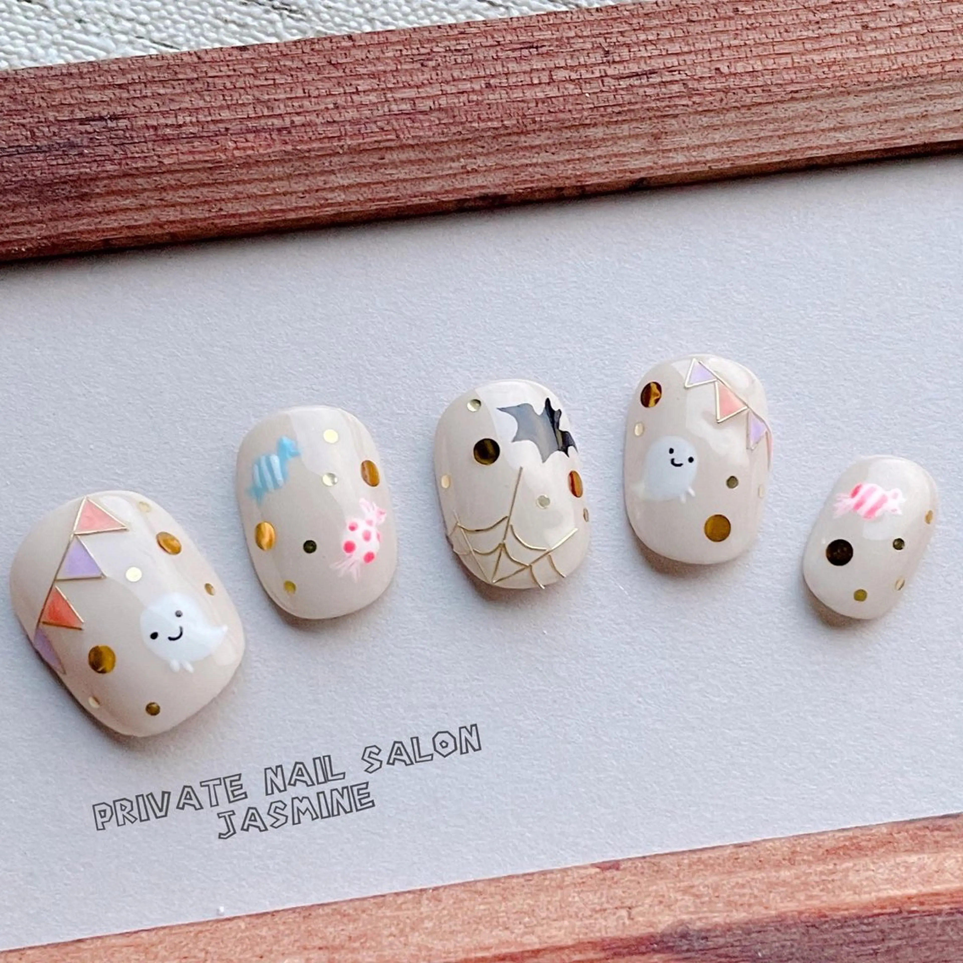 ネイル ハロウィン Nail salon JASMINEのネイルデザイン