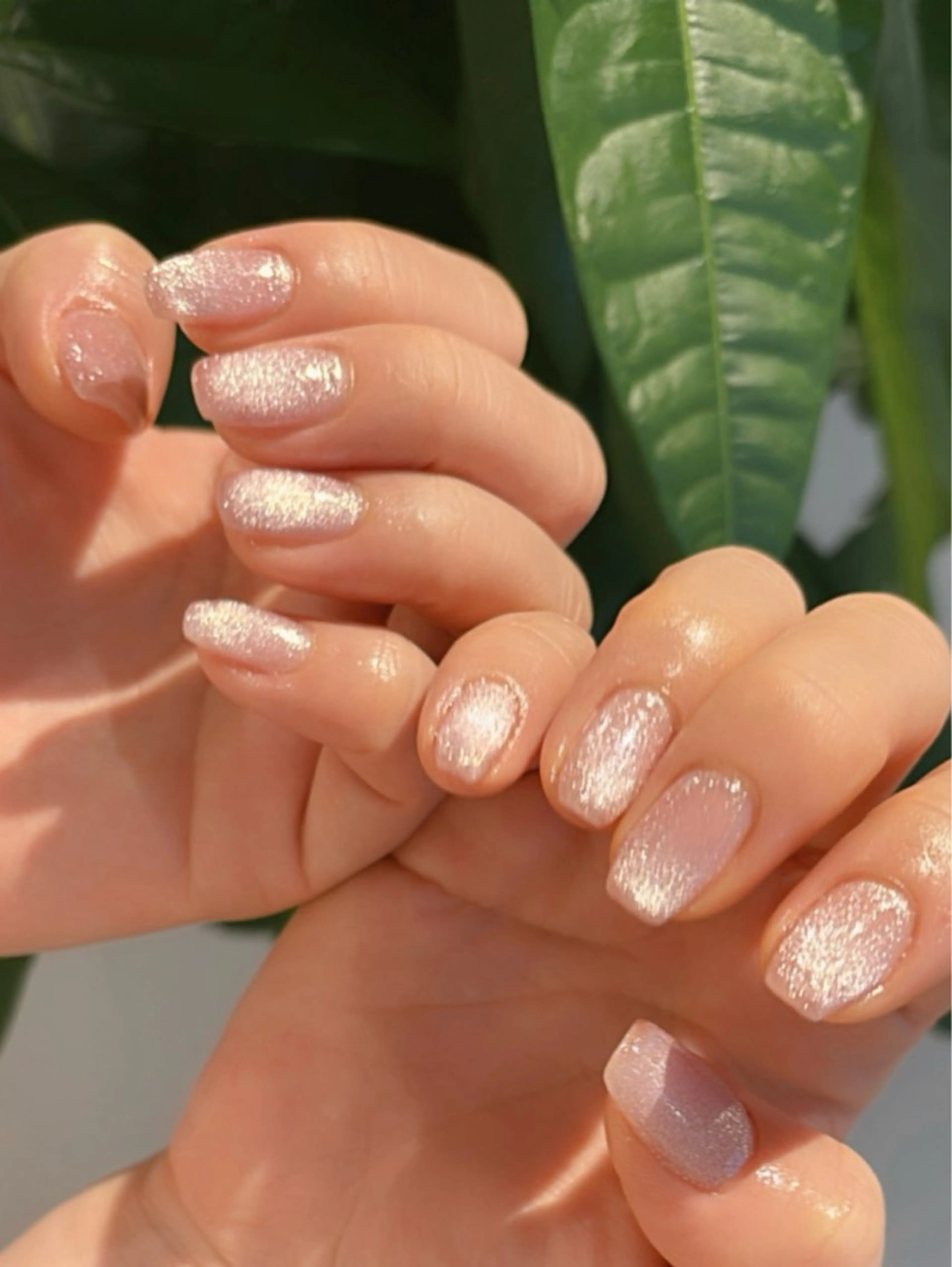 ネイル 卒業式 韓国ネイル マグネットネイル ピンク ショートネイル ハンドネイル Kai  nail Mayukoのネイルデザイン