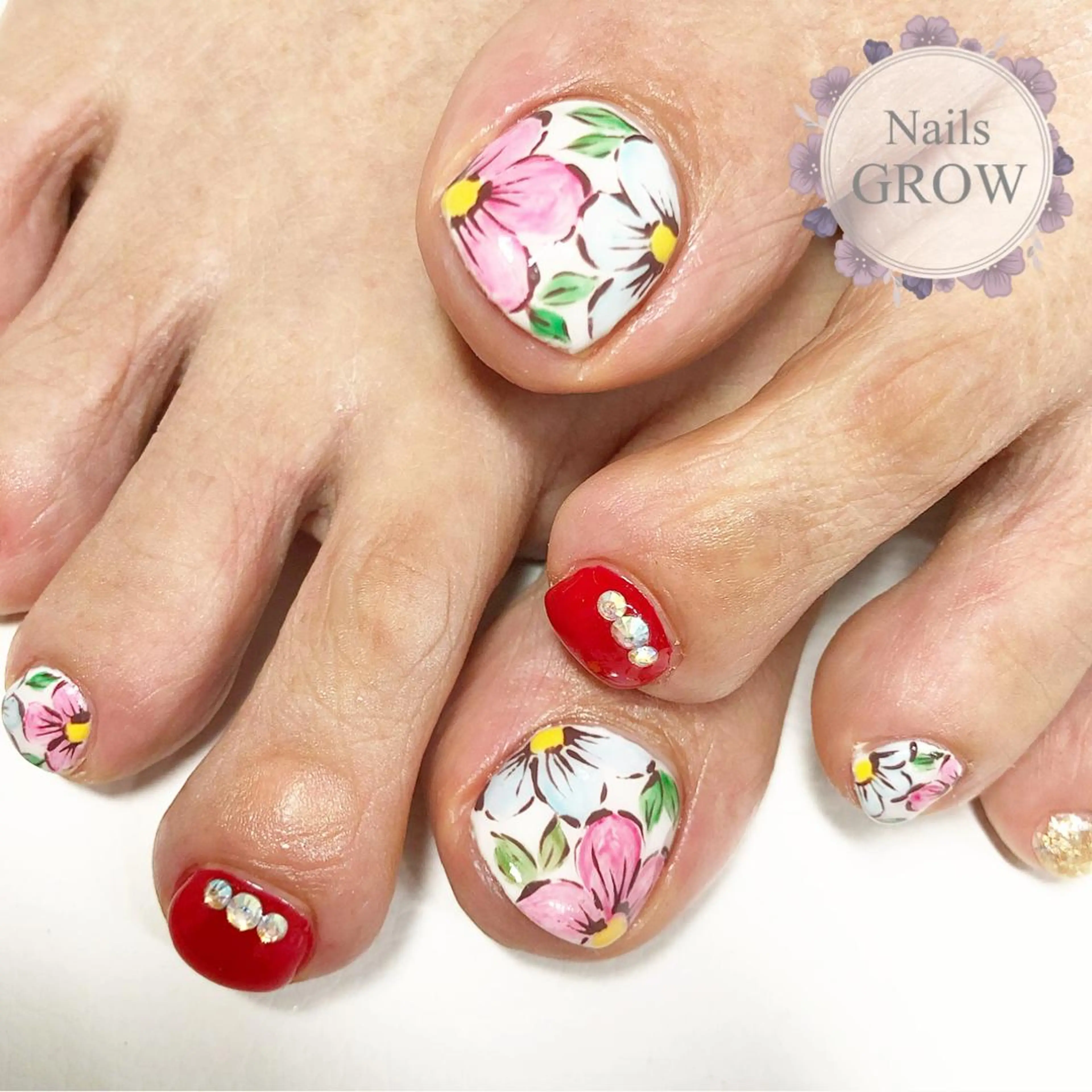 ネイル フットネイル Nails GROWのネイルデザイン