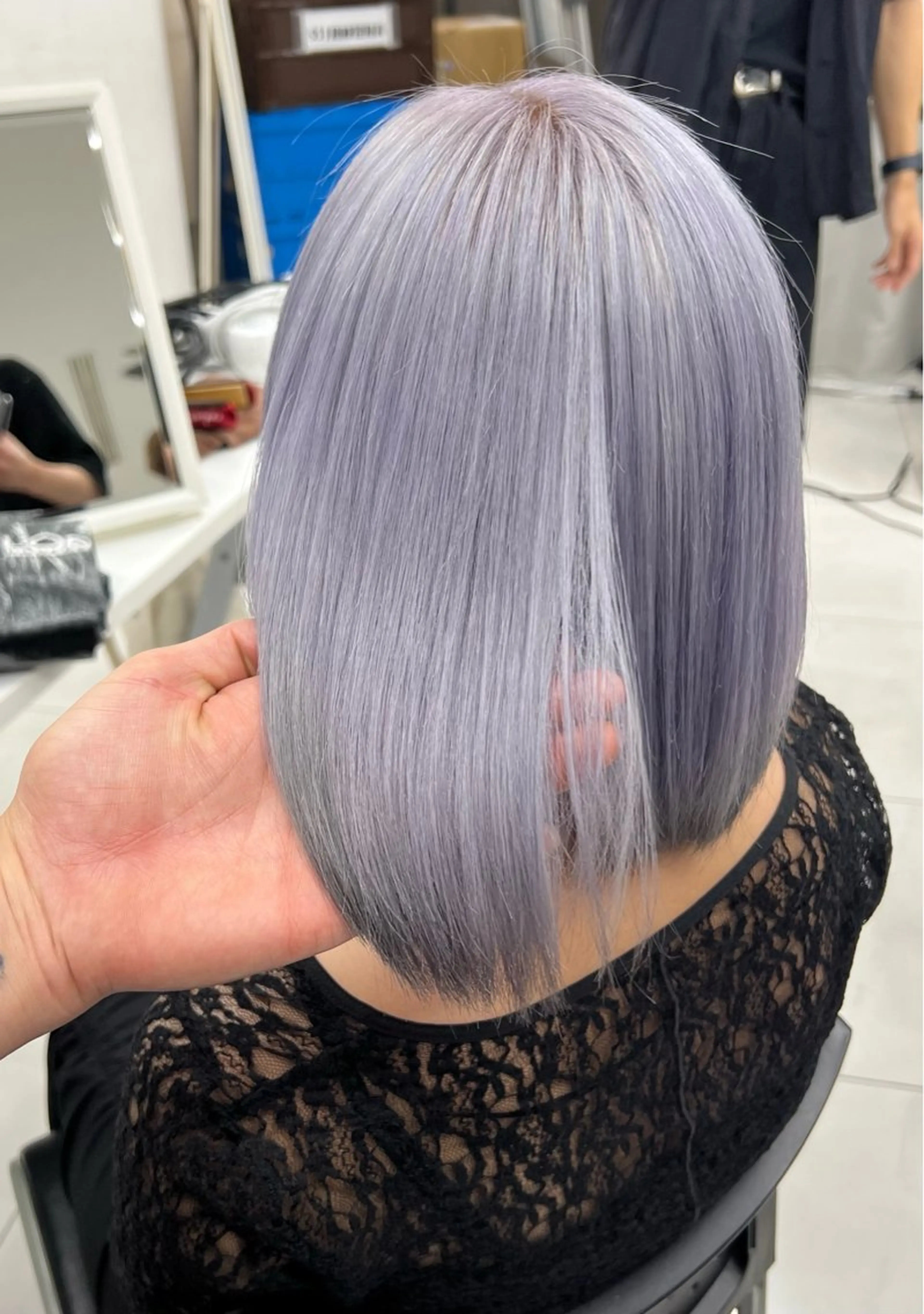 ダメージレス🫧髪質改善カラーの写真