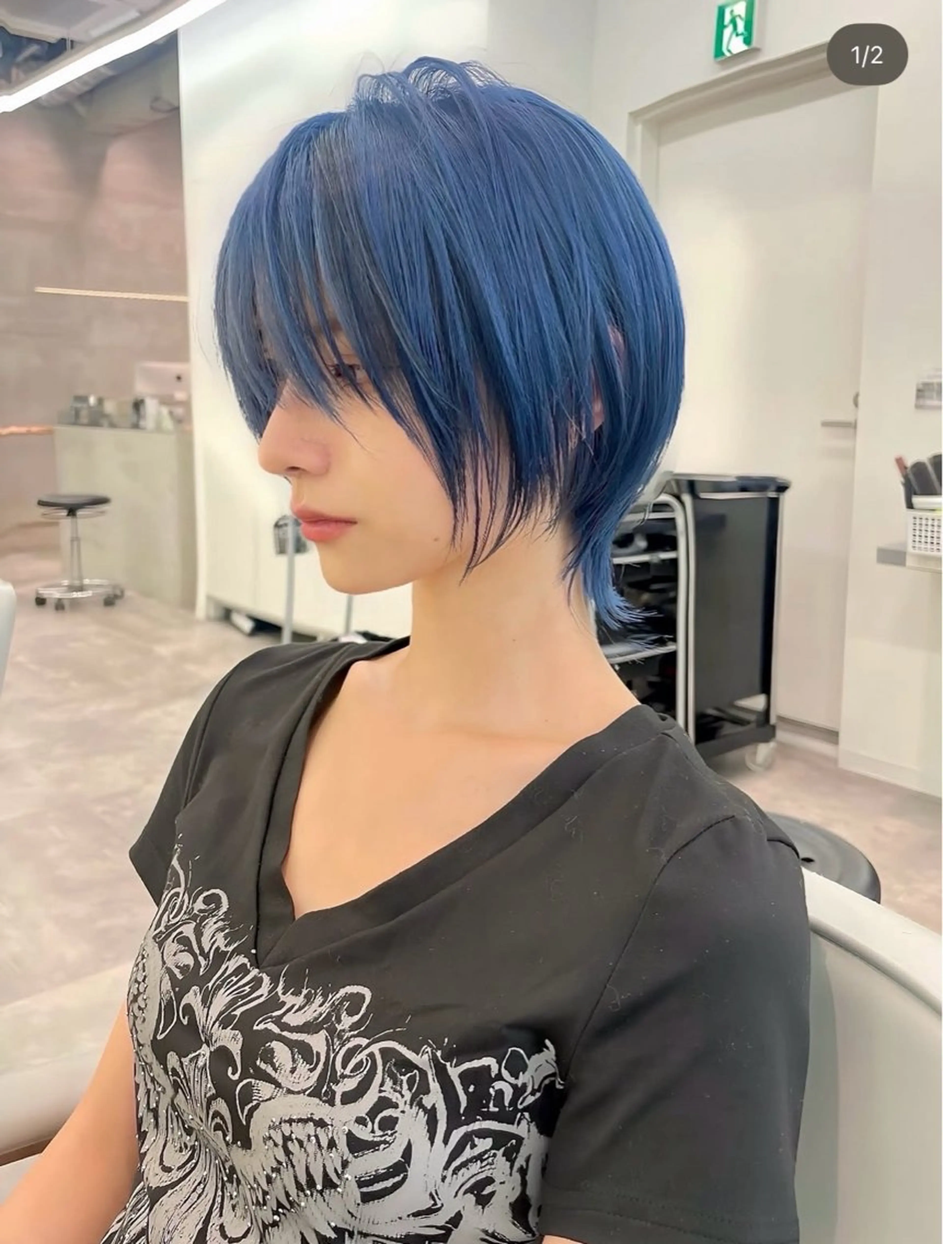 ショート ハイトーン/艶カラー 𝐧𝐨𝐚のヘアスタイル