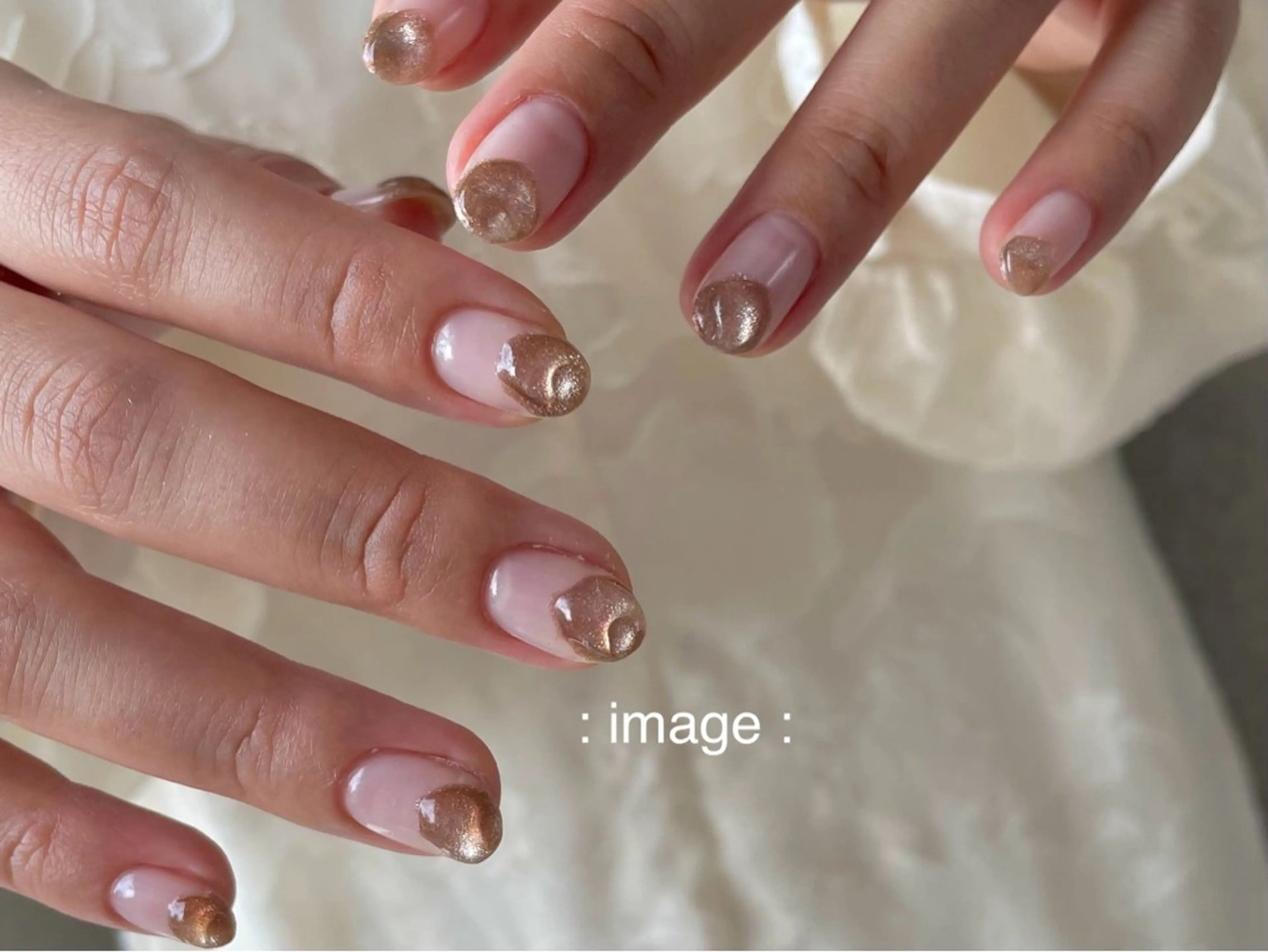 ネイル マグネットネイル シンプルネイル ハンドネイル MARU NAIL Hinaのネイルデザイン