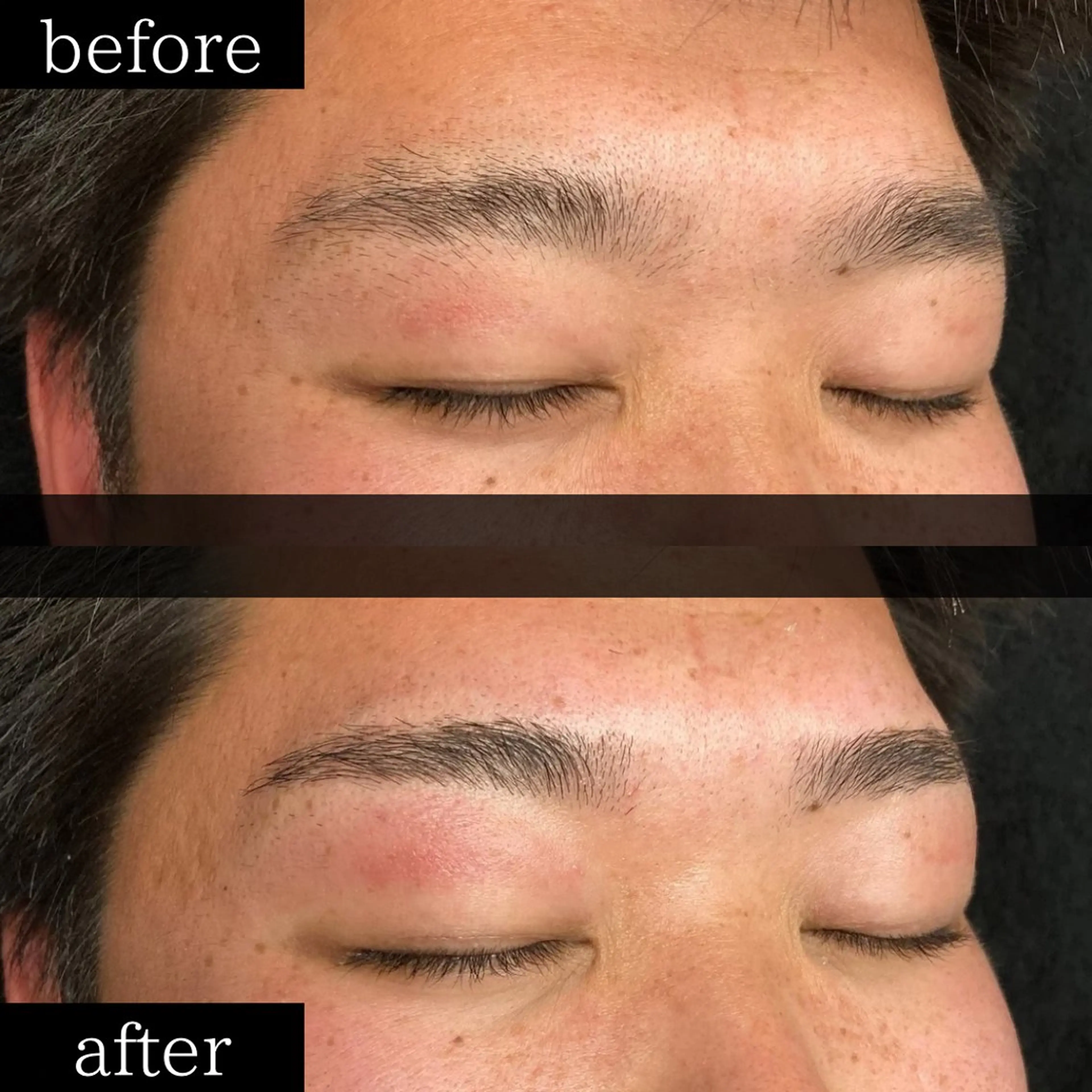 メンズ アイブロウ ワックス脱毛 眉カット その他(アイブロウ) メンズ眉毛サロン you 千葉店 【眉毛専門店】所属・Akasaki Yuseiの眉毛・アイブロウイメージ