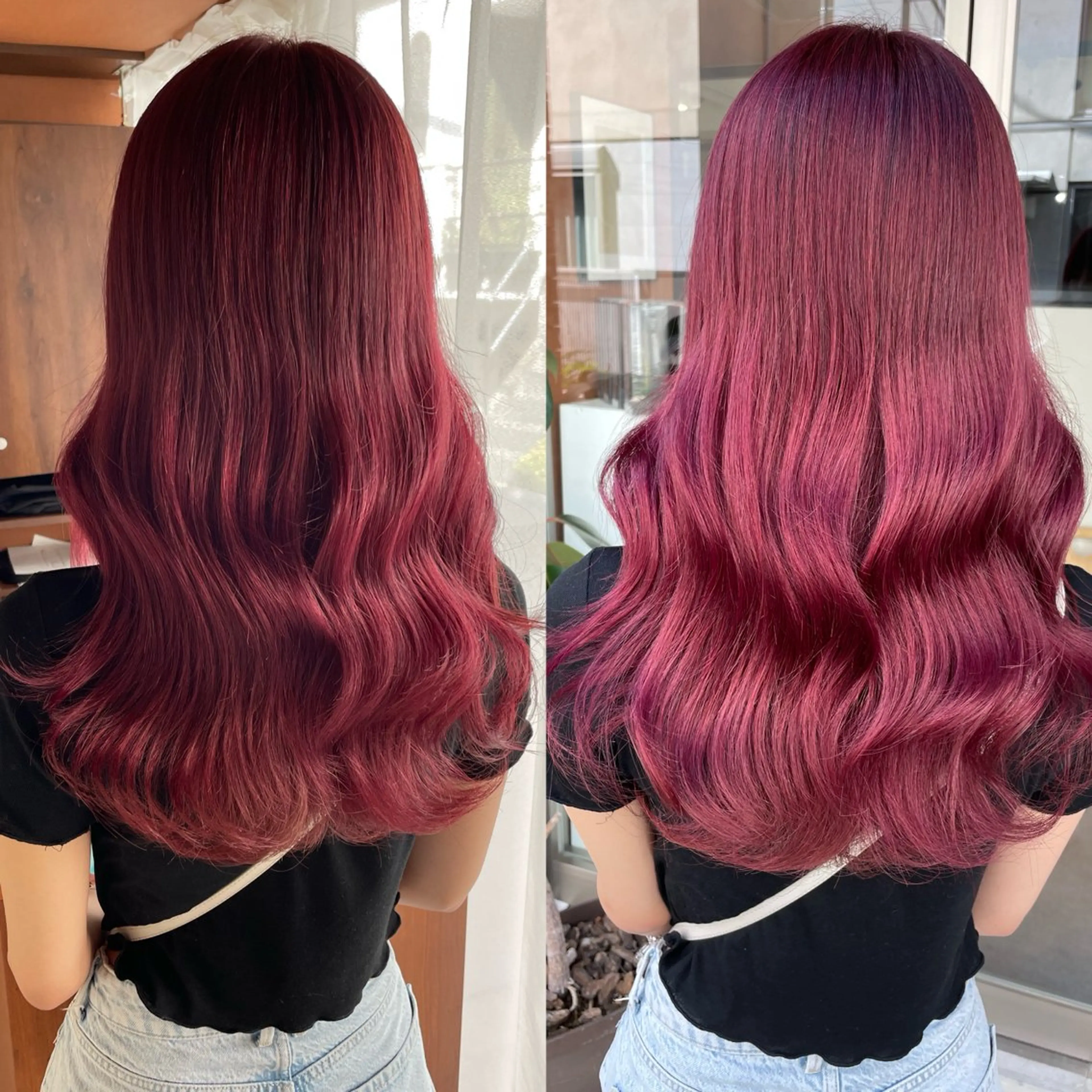 ロング カラー カット ヘアカラー トリートメント kana ブリーチなしカラー✨のヘアスタイル