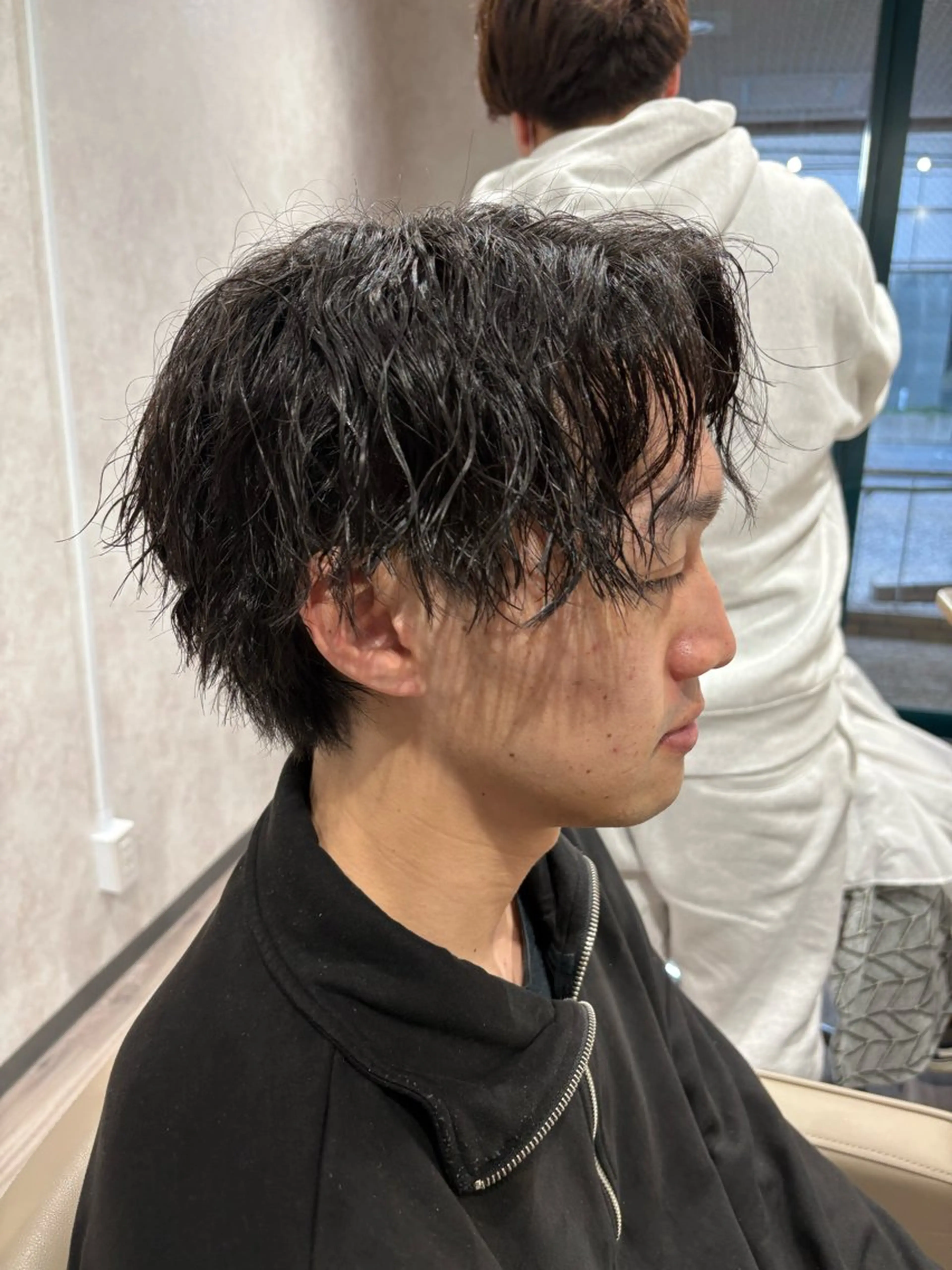 メンズ カット パーマ 林 将大のヘアスタイル