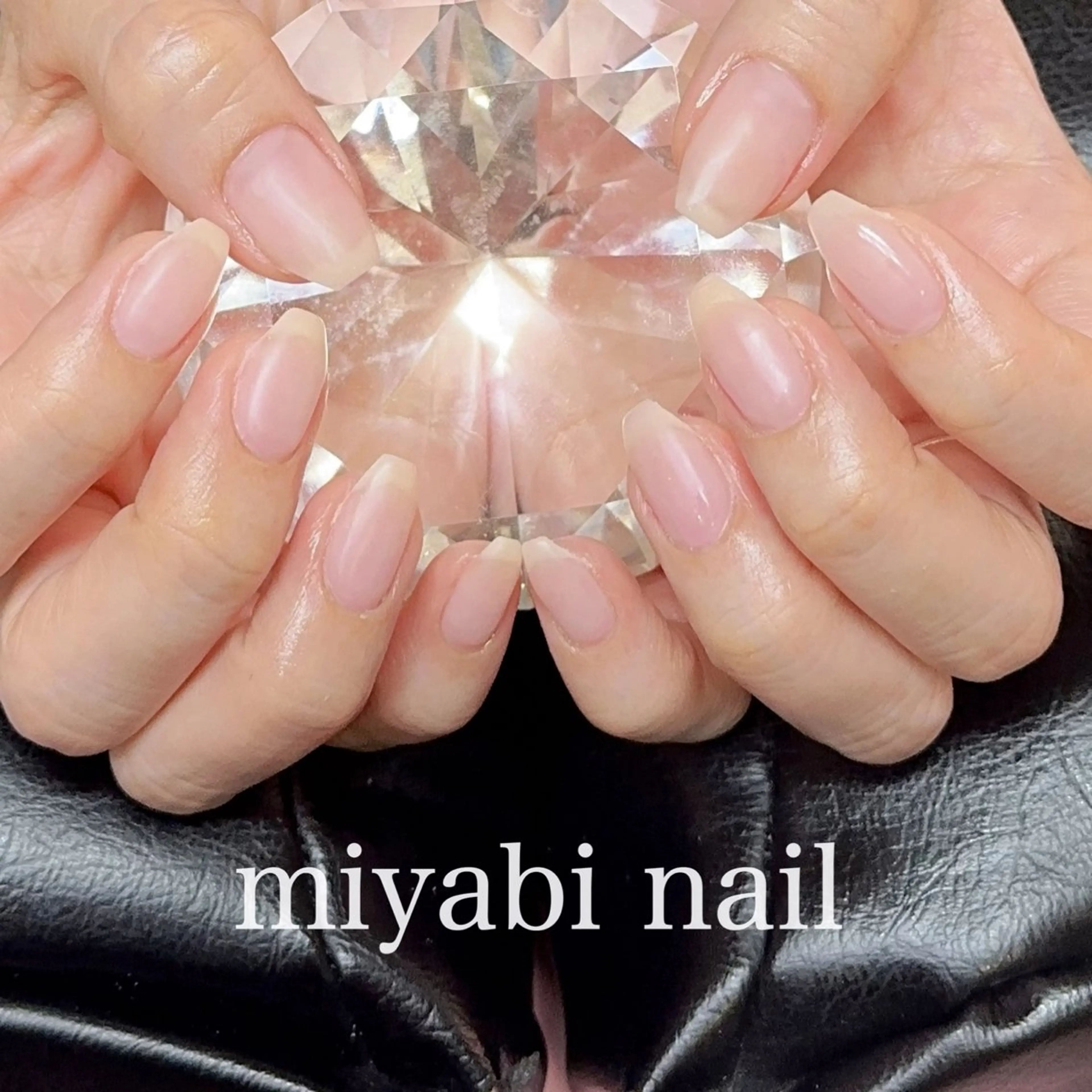 ネイル マットネイル 持ち込み オフィスネイル ピンク スクエアネイル ハンドネイル miyabi nail 桂川駅近くのネイルデザイン