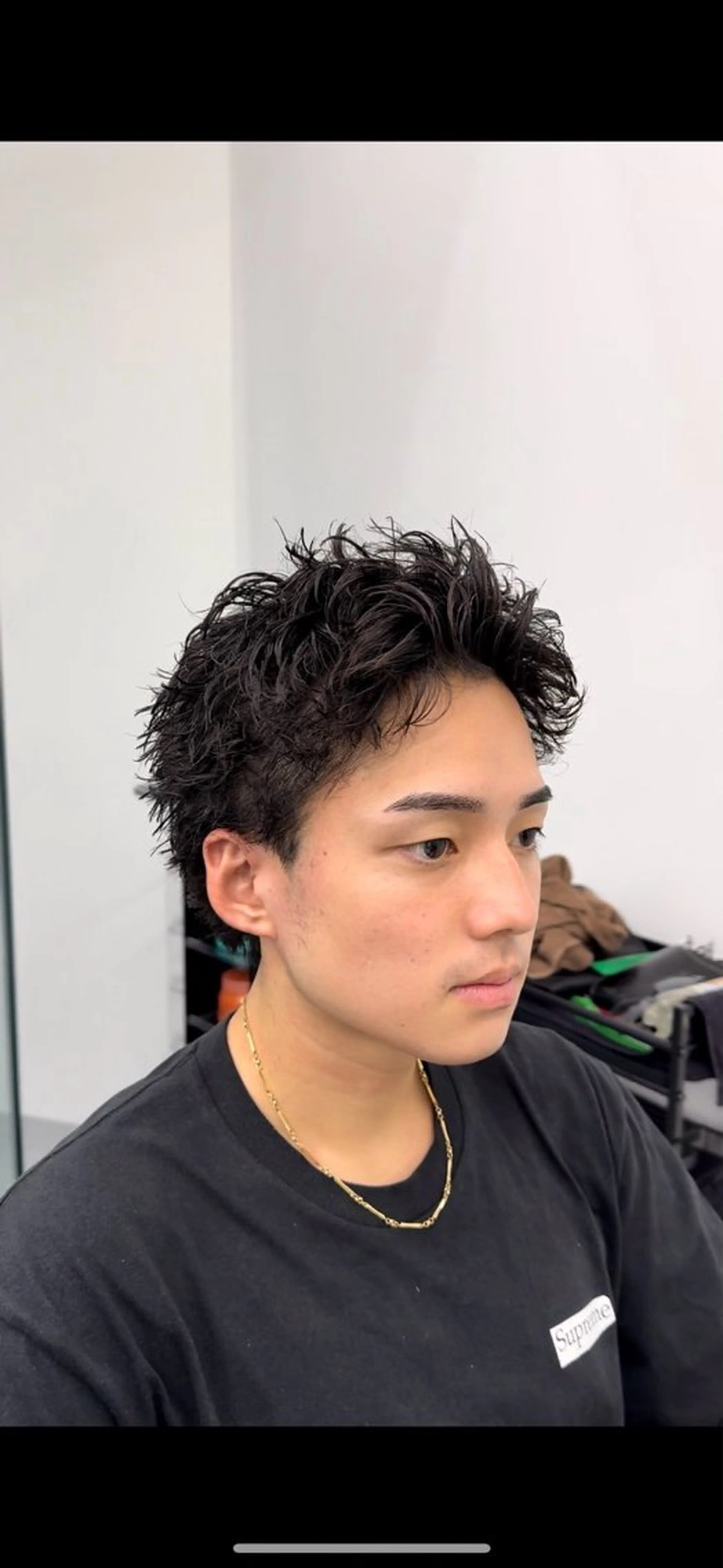 ショート パーマ メンズ カット パーマ ヘアセット メンズ特化🧞‍♂️ ASHU🧞‍♂️のヘアスタイル
