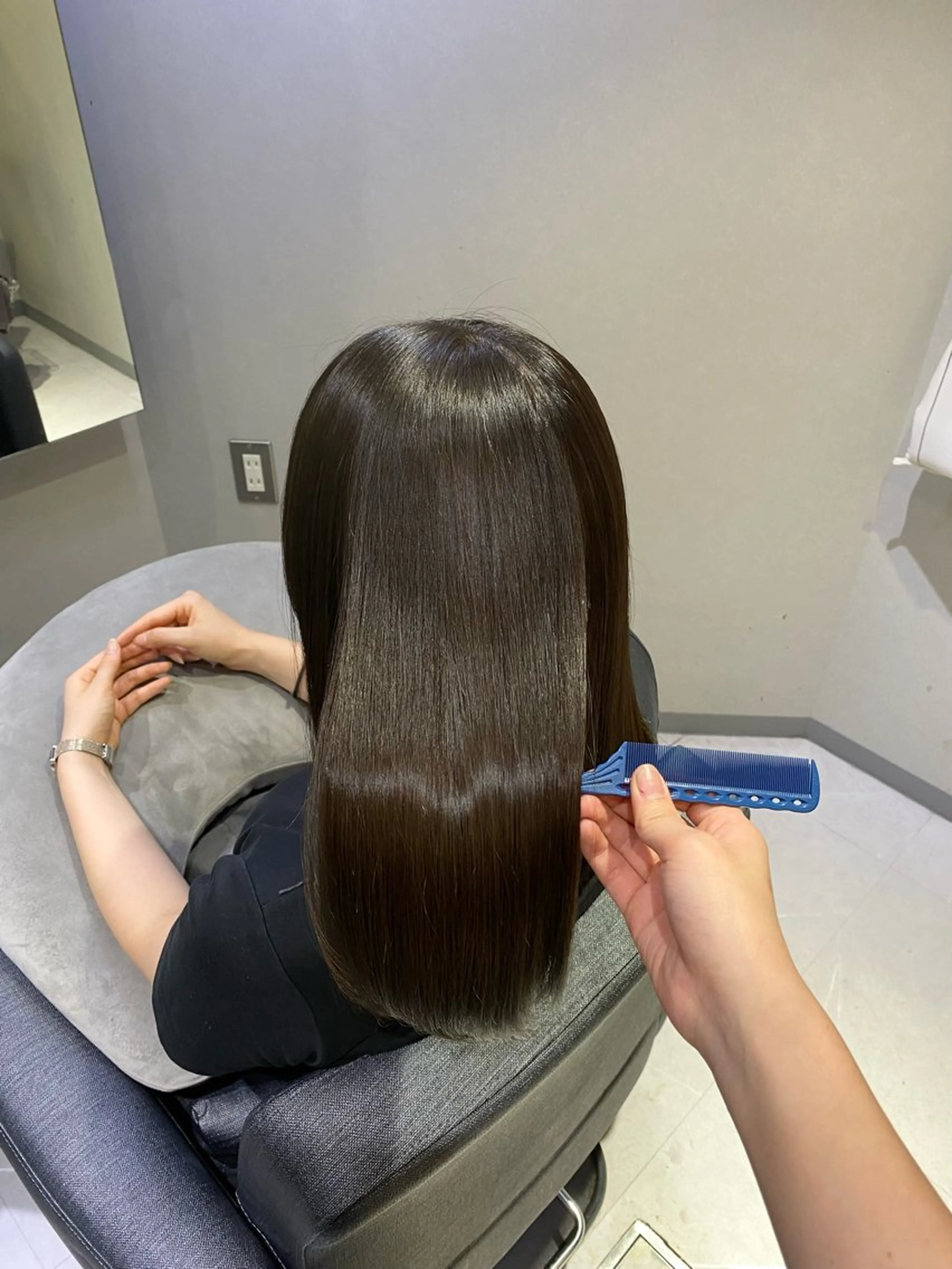 ミディアム トリートメント ヘアカラー トリートメント 🫧髪質改善 🌼きさき🌼のヘアスタイル