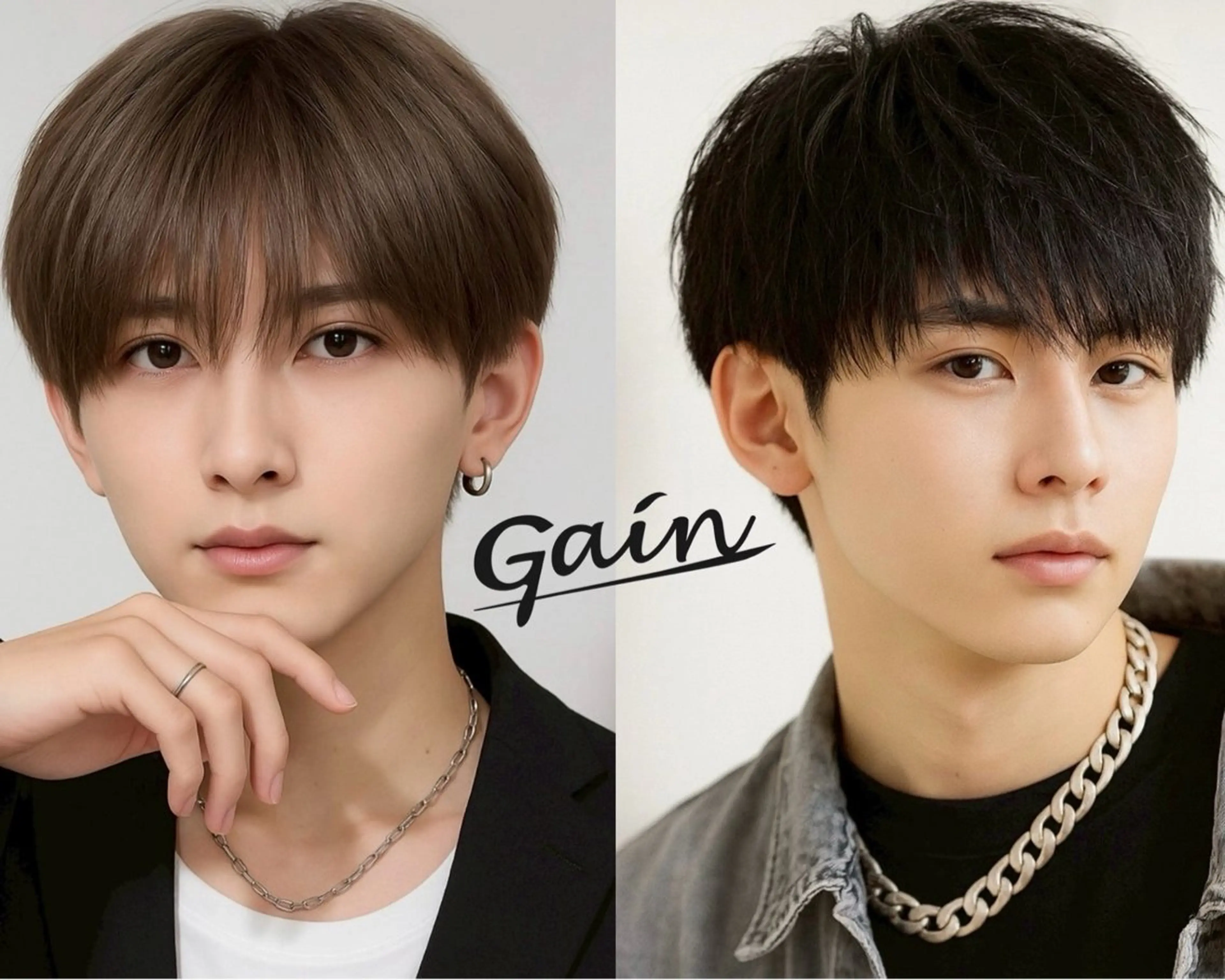 ショート カラー パーマ メンズ メンズパーマ Gain KAKKY 池下駅徒歩3分のヘアスタイル