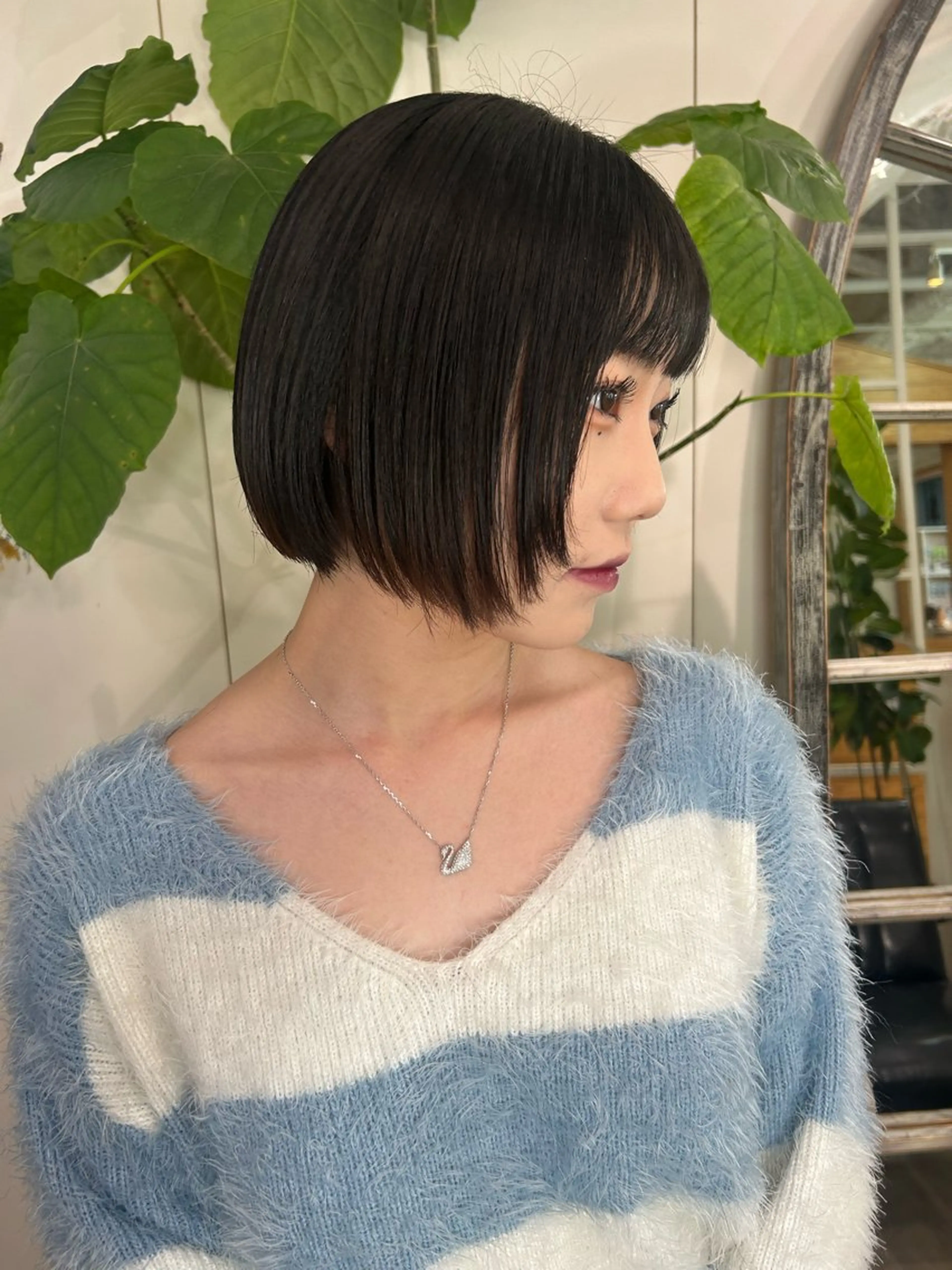 ショート ボブ 小顔カット トリートメント ウルフカット VISUALIST所属・小倉/レイヤー/ 顔周りカット/naoのヘアスタイル
