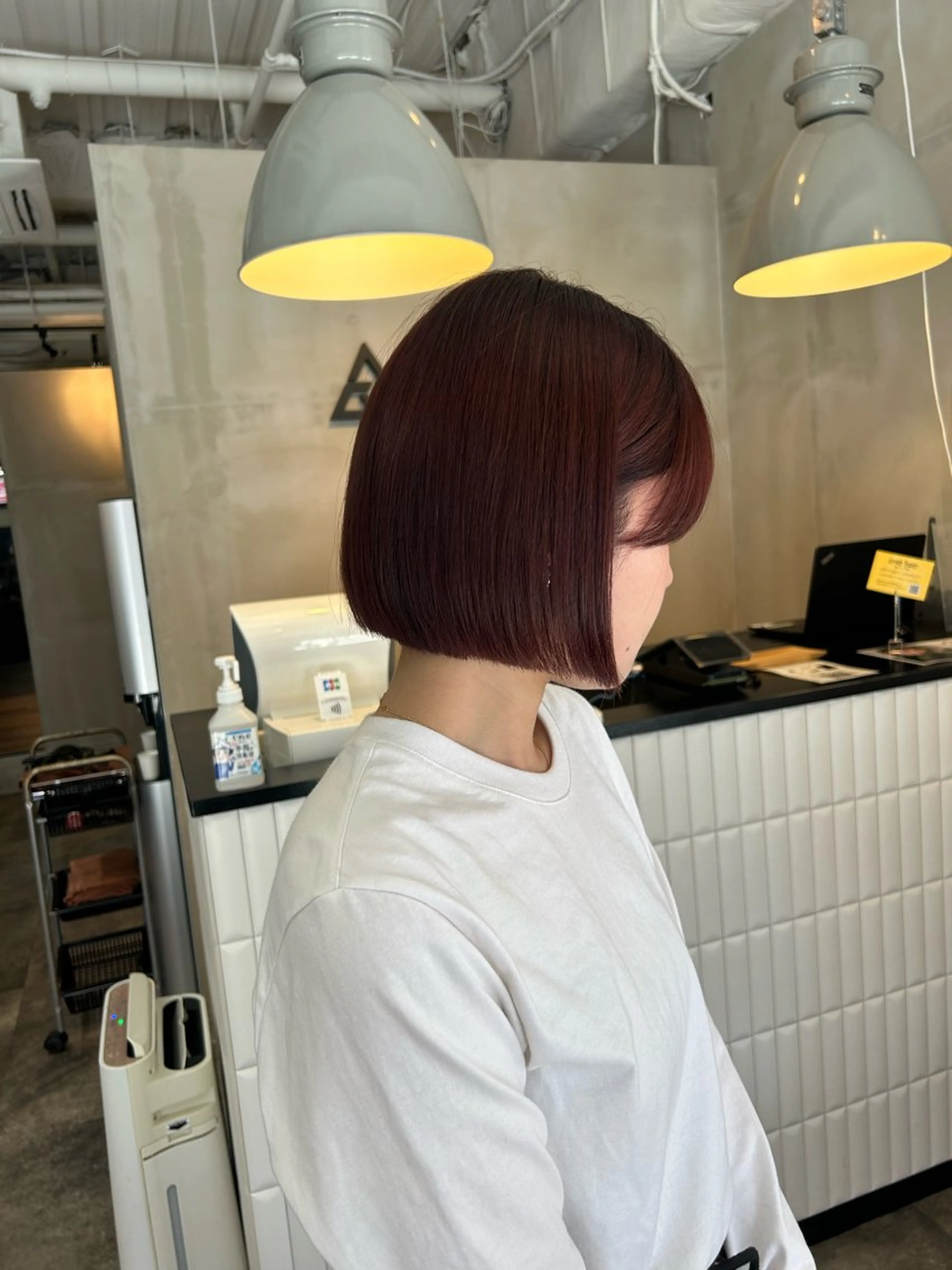 ショート ボブ 木下 美優のヘアスタイル