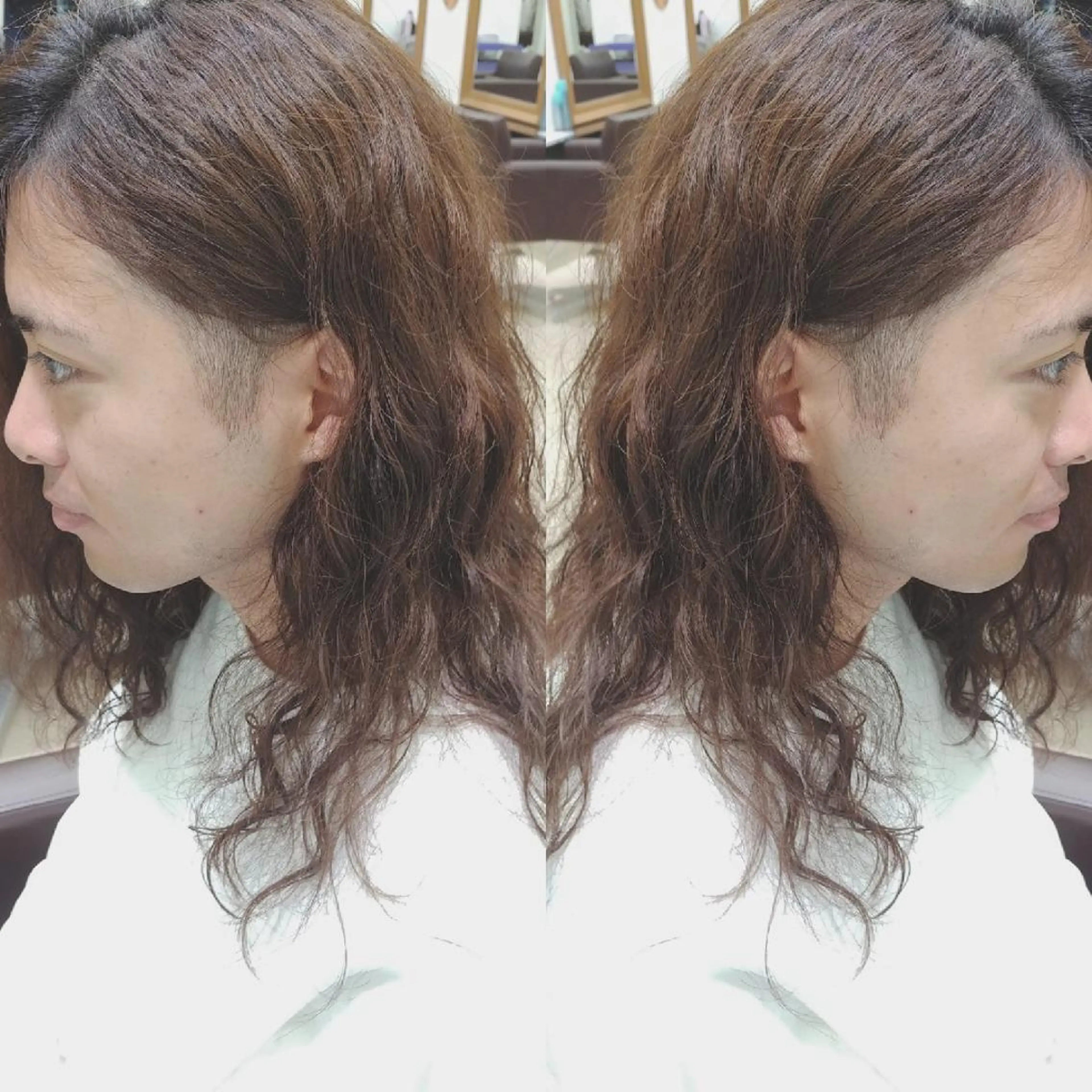 ロング カラー パーマ ヘアアレンジ メンズ ペスカ豊崎店　沖縄所属・ショート指名No.1 店長　清水のヘアスタイル