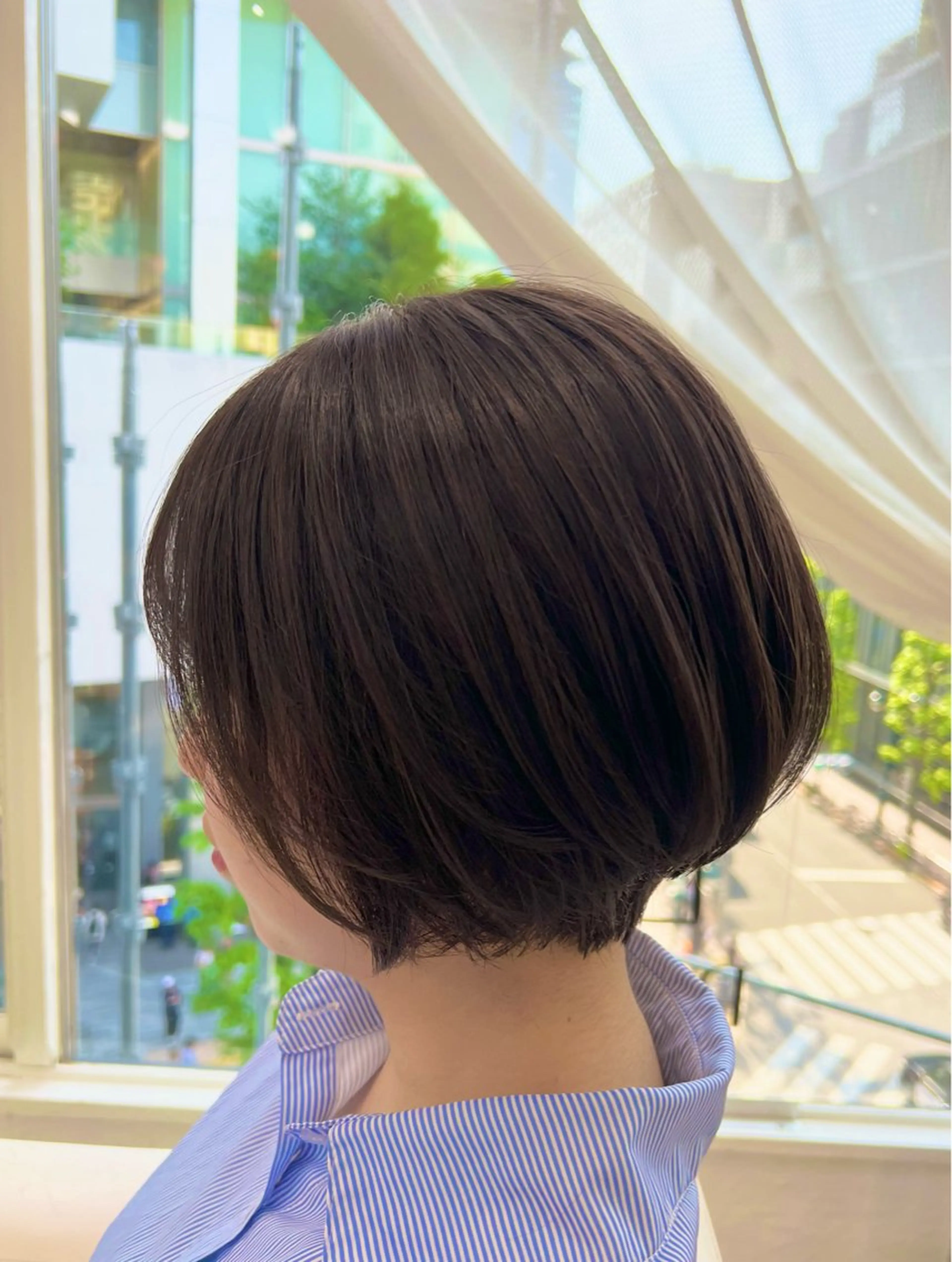 ショート カラー カット ヘアカラー トリートメント レイヤーカット/髪質 改善/メンズカットのヘアスタイル