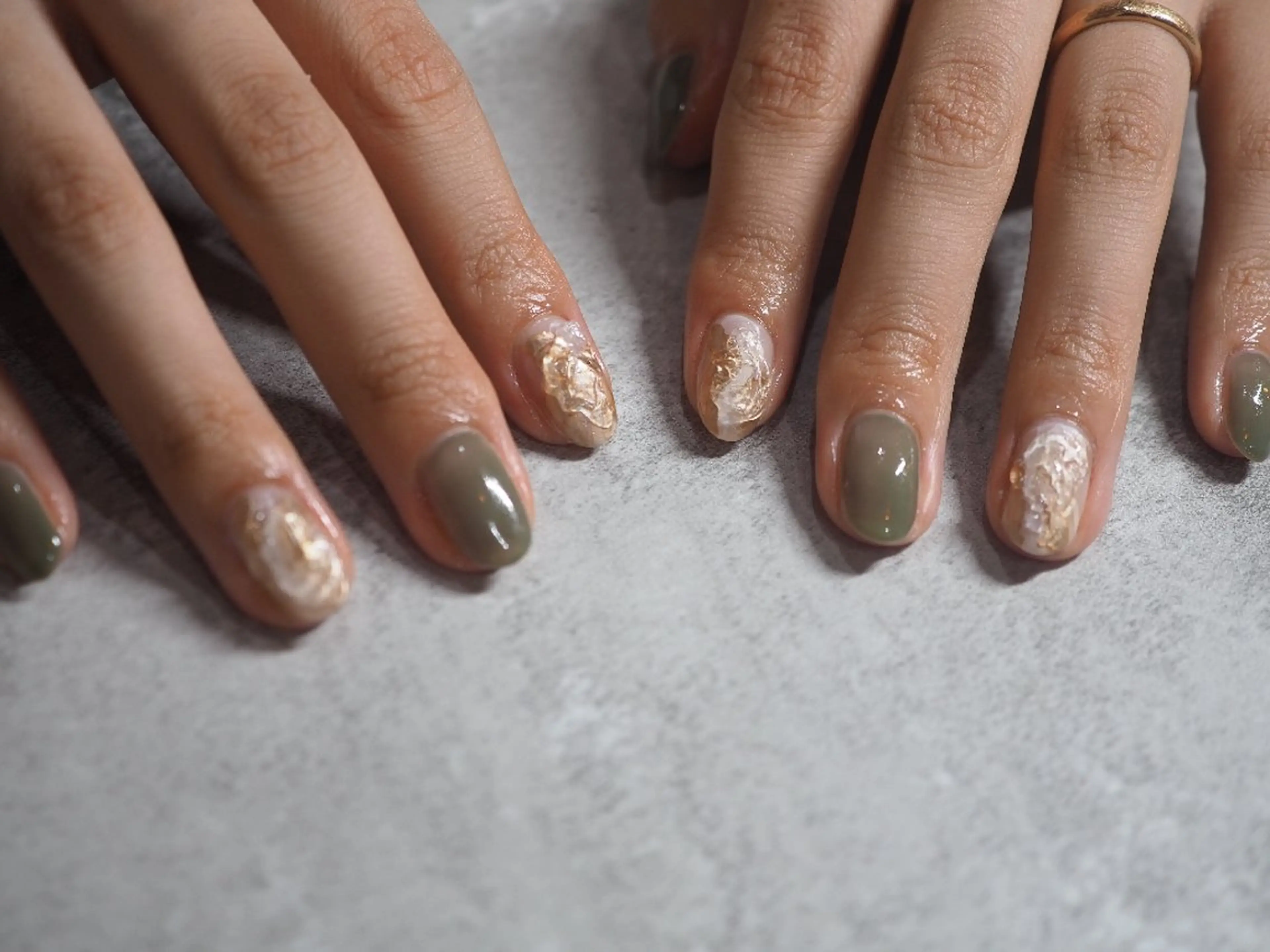 ネイル ハンドネイル glaNje 福光のネイルデザイン