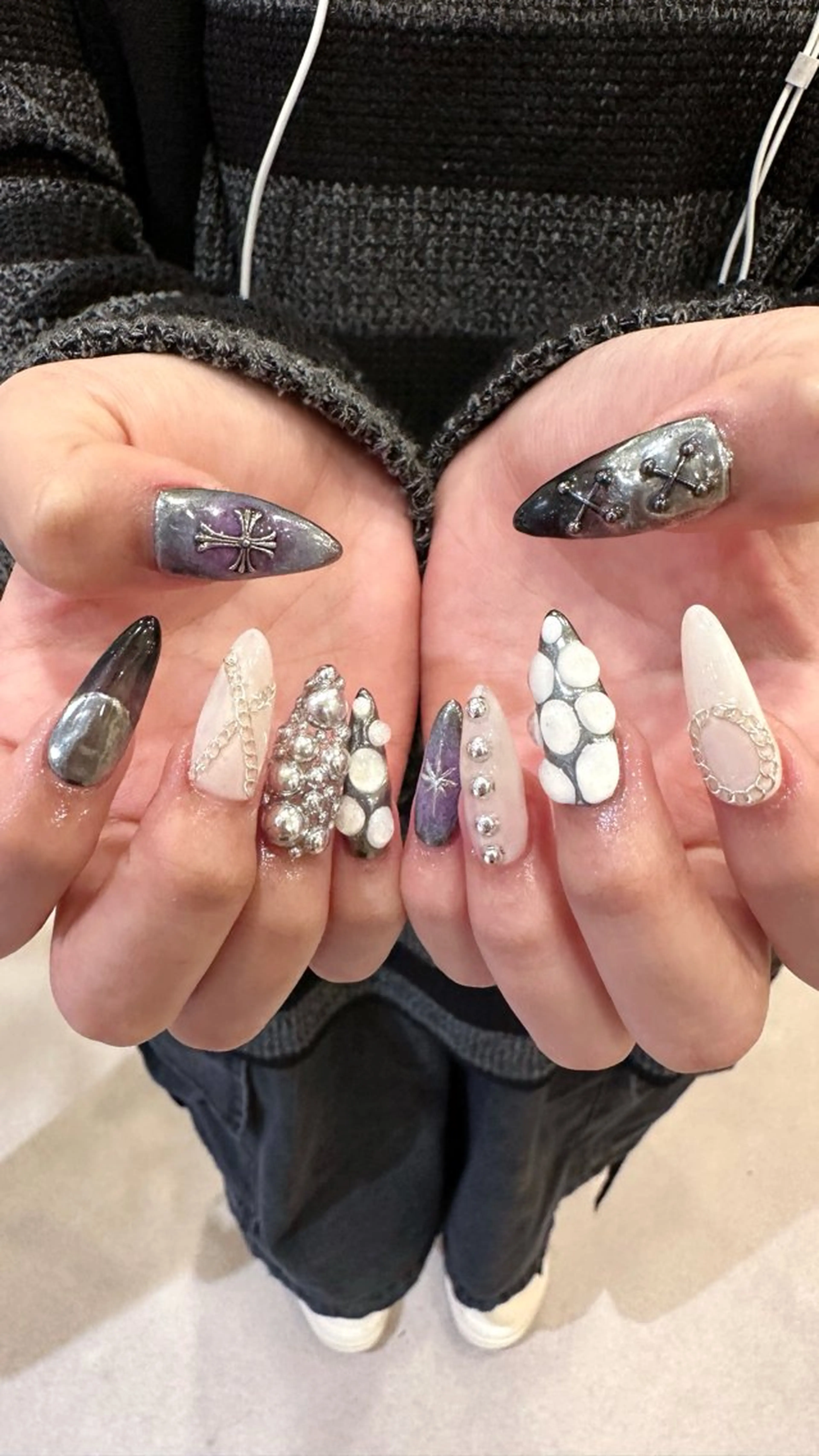 ネイル ハンドネイル 👽個性派ネイル🎀 komachiのネイルデザイン