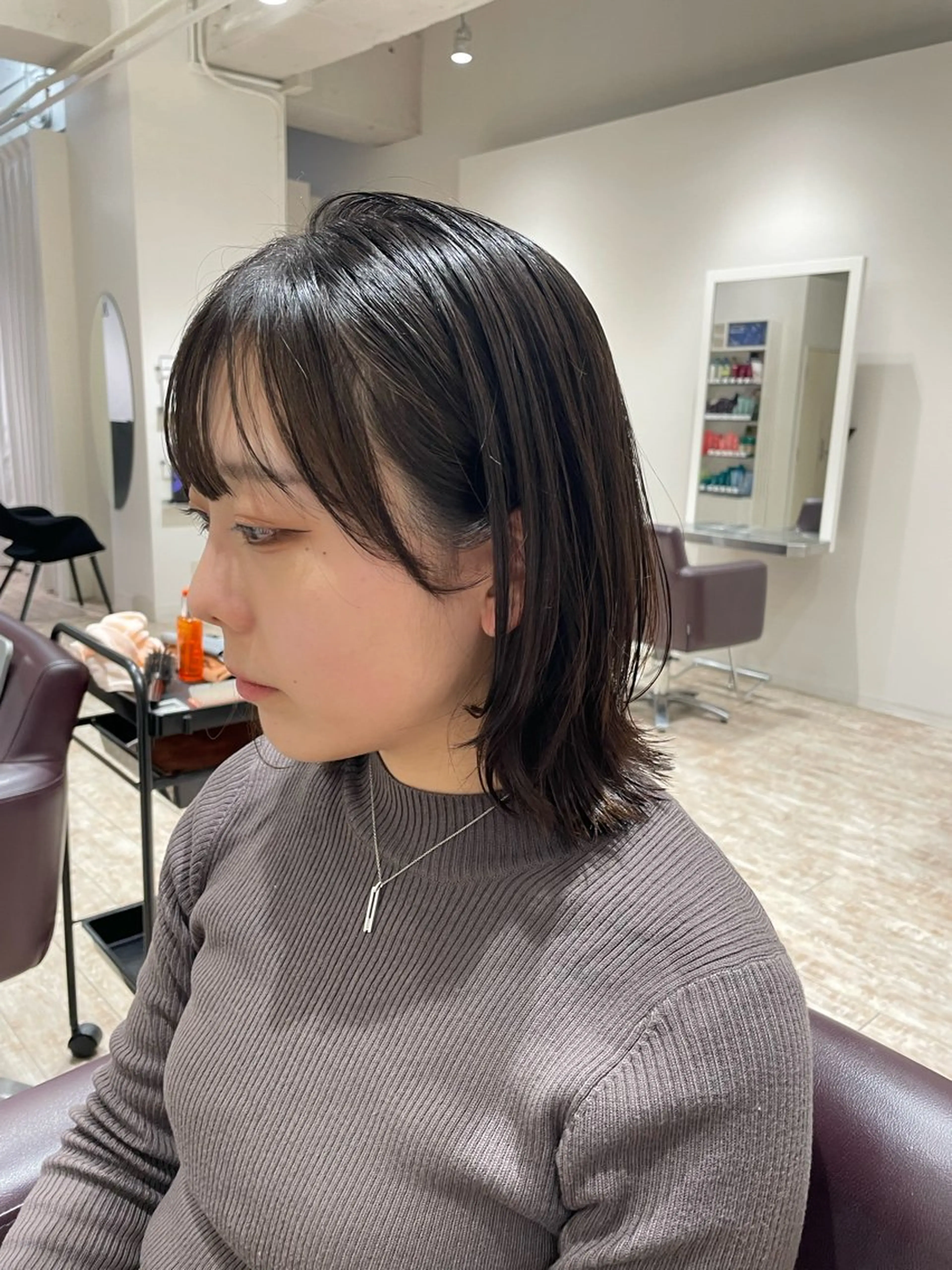 ミディアム レイヤーカット behive  駅前店所属・菊地 桃花のヘアスタイル