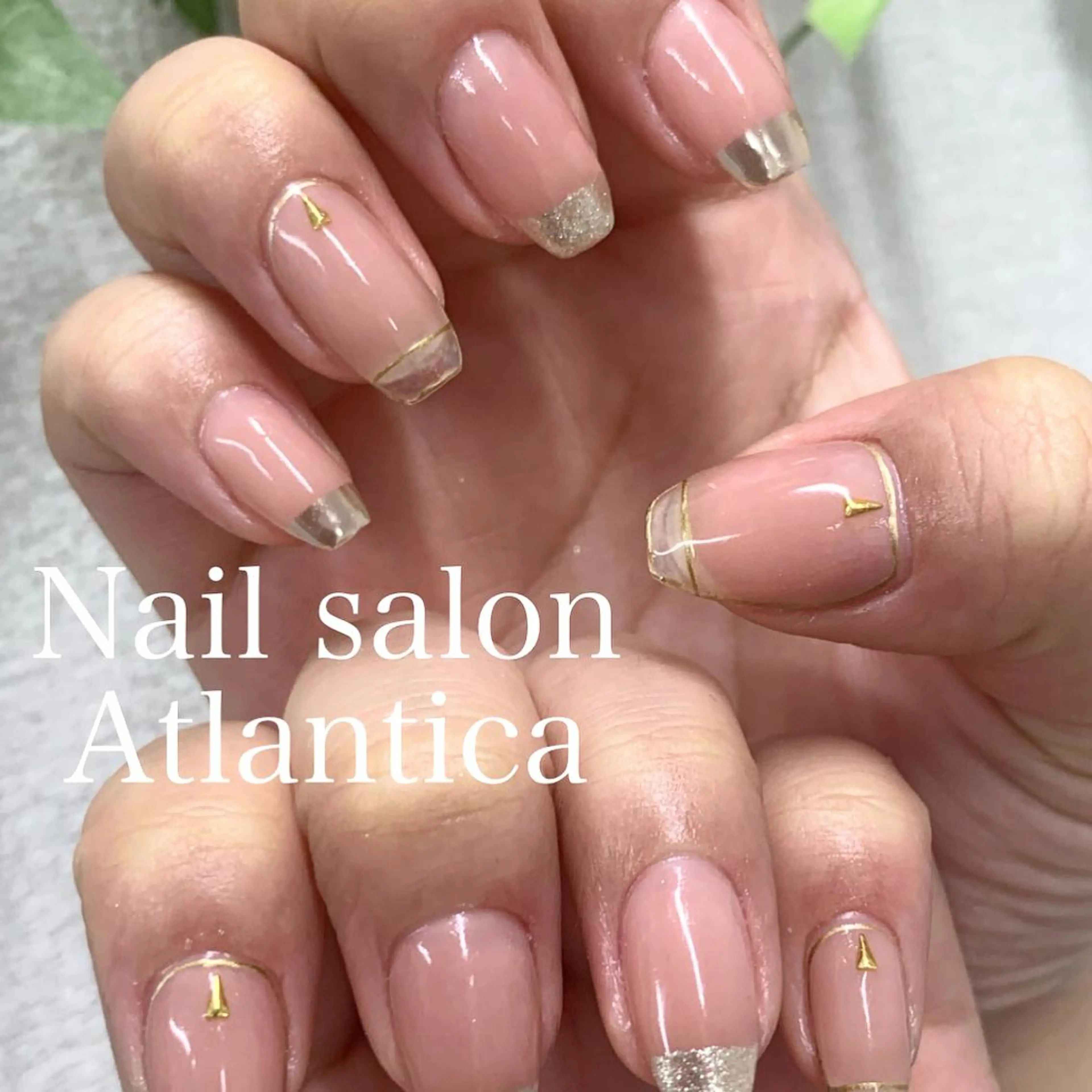 ネイル クリアネイル ハンドネイル Nail salon Atlantica所属・Nail salon ✩ ｱﾄﾗﾝﾃｨｶのネイルデザイン