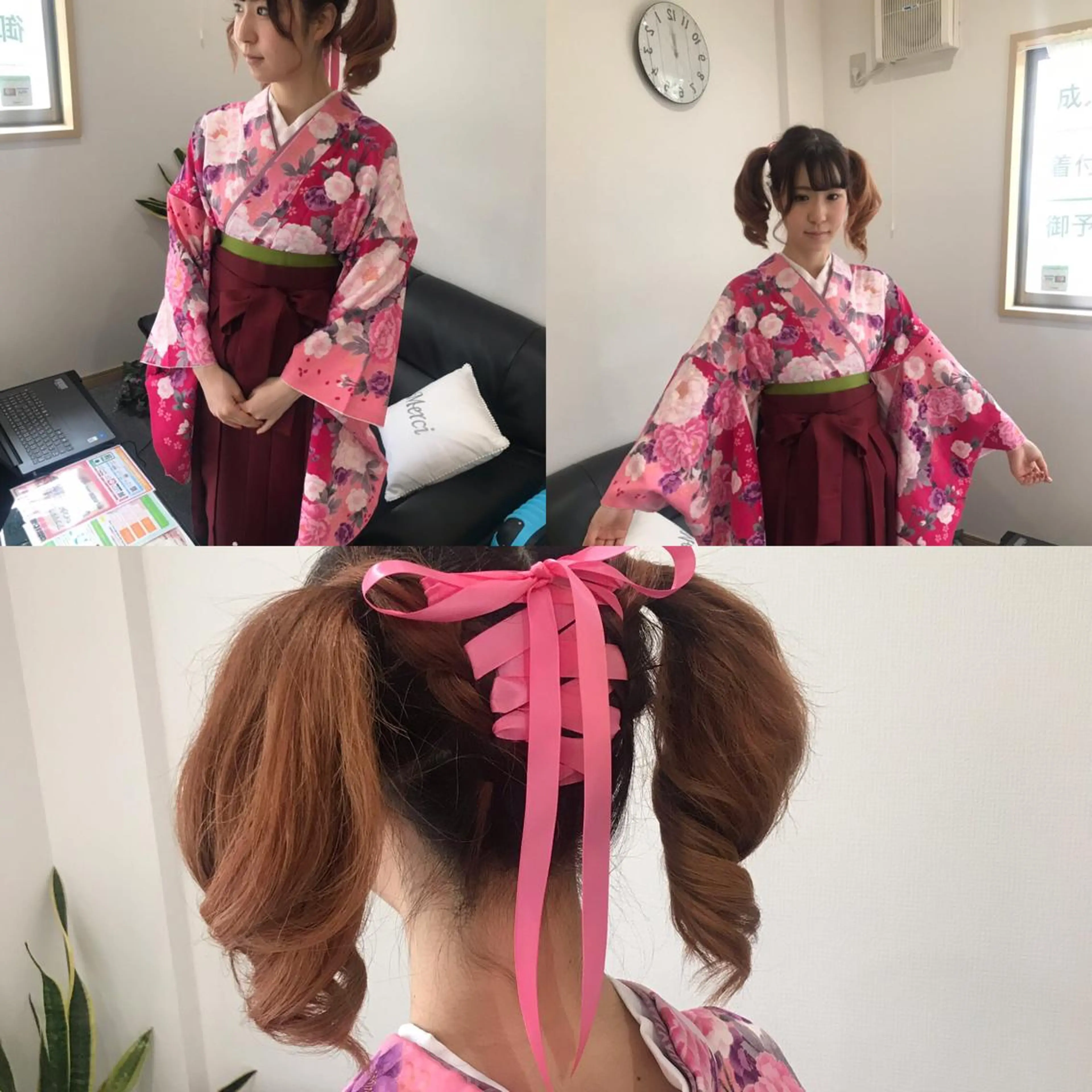 ヘアアレンジ ツインテール hairmake Sakura松本真理のヘアスタイル