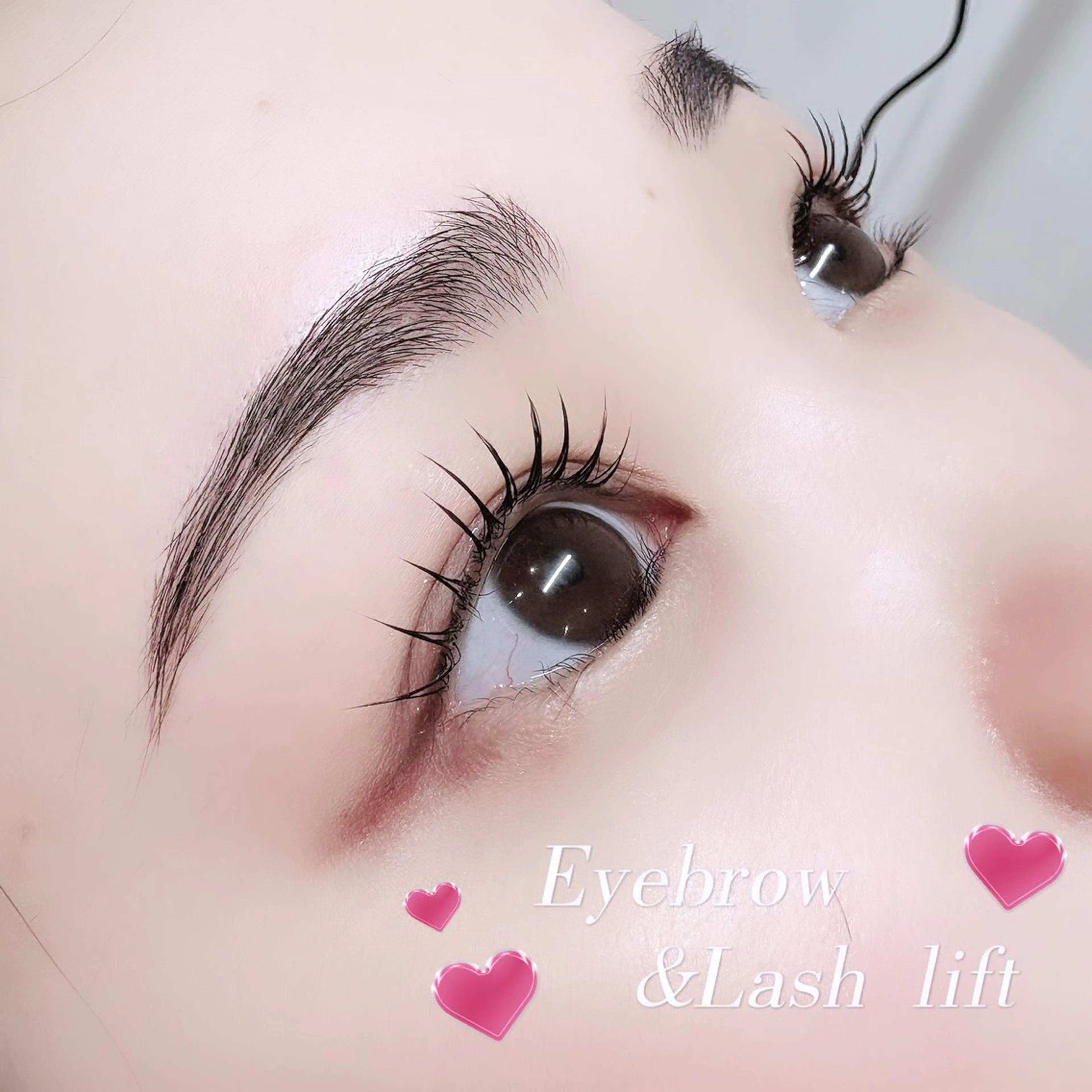 【セットメニュー】まつ毛パーマ+美眉スタイリングの写真