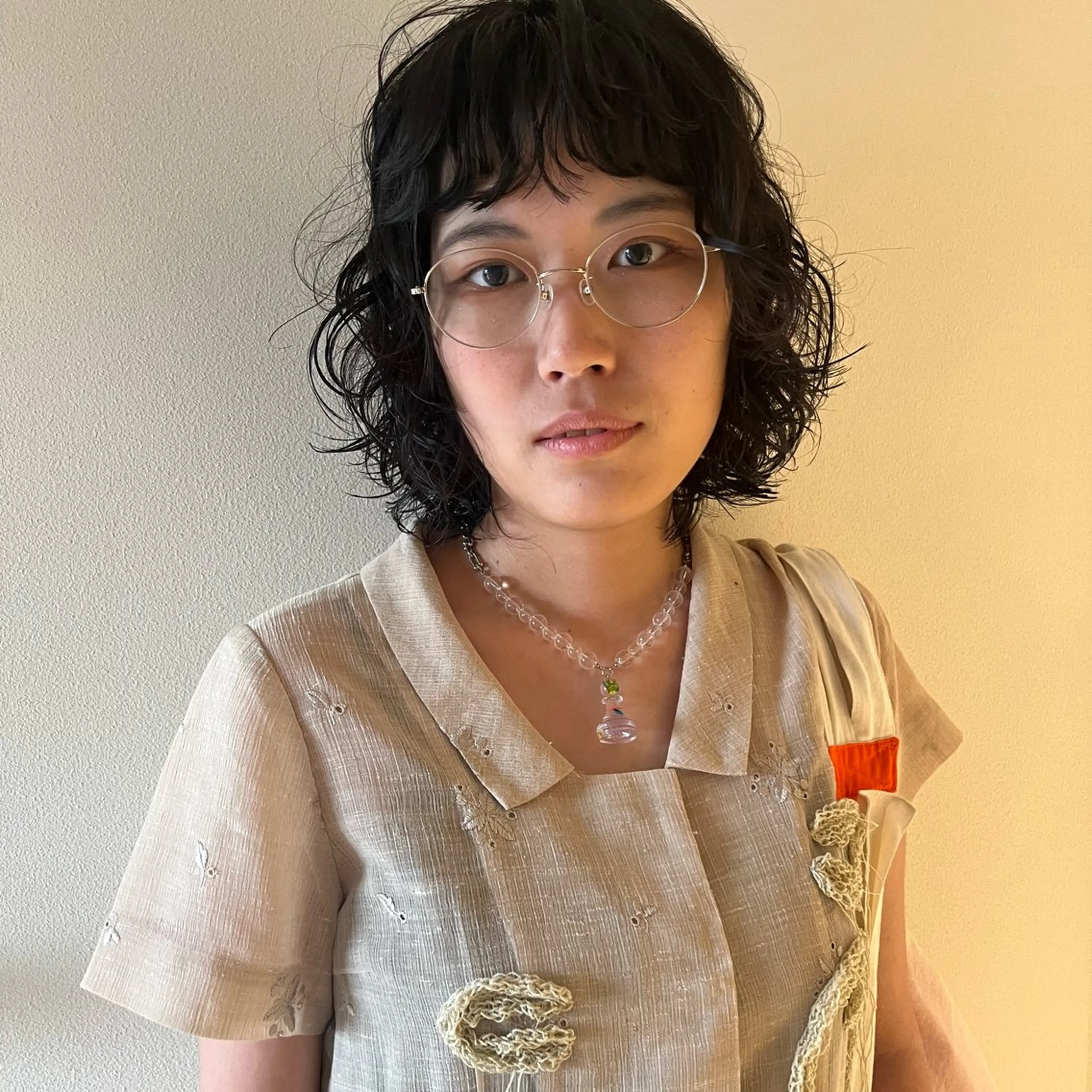 ショート パーマ pu+on. nailworks所属・fuyumi / ニュアンスネイルのネイルデザイン