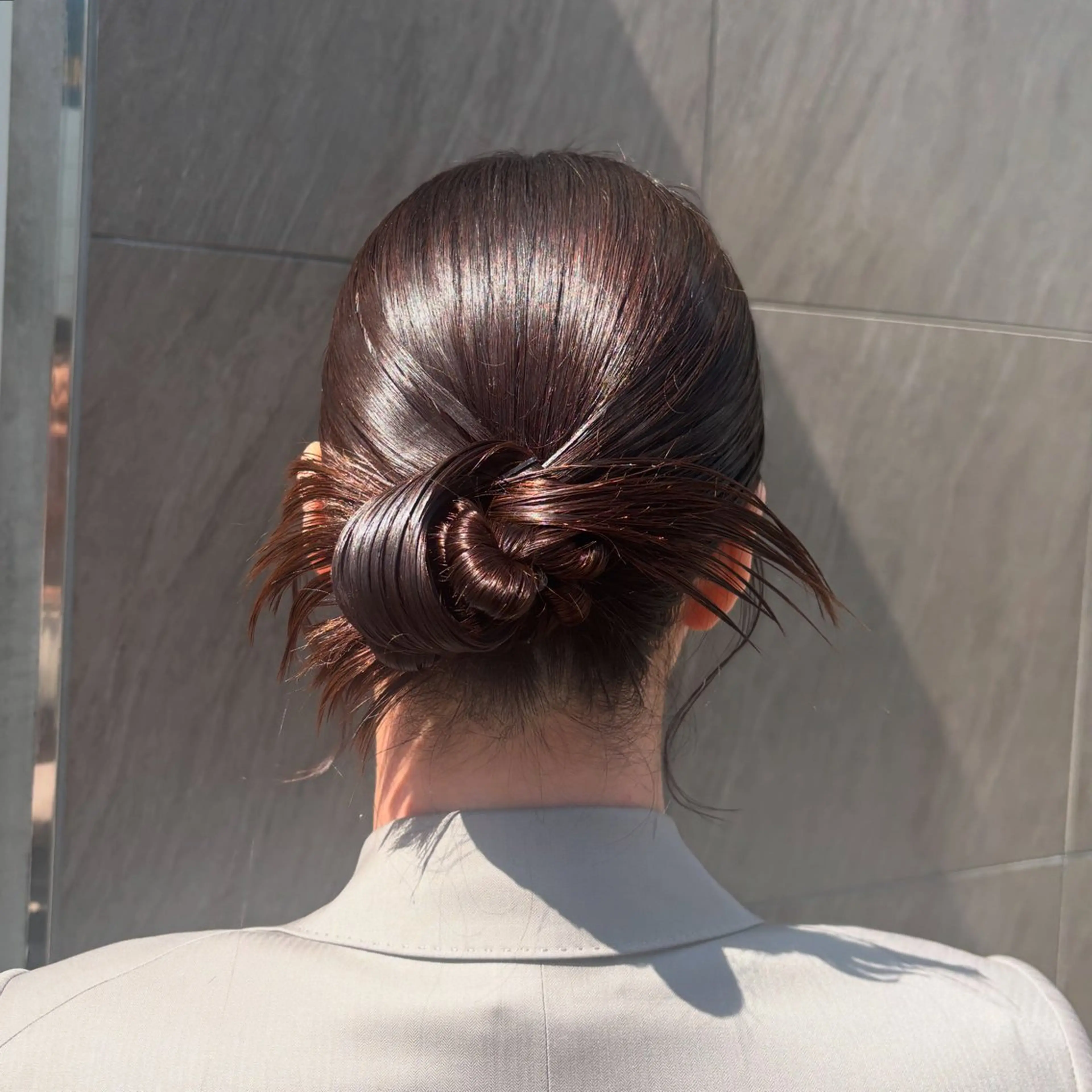 セミロング ヘアセット 🧸ベージュ/カット モデル☘️/MIKUのヘアスタイル