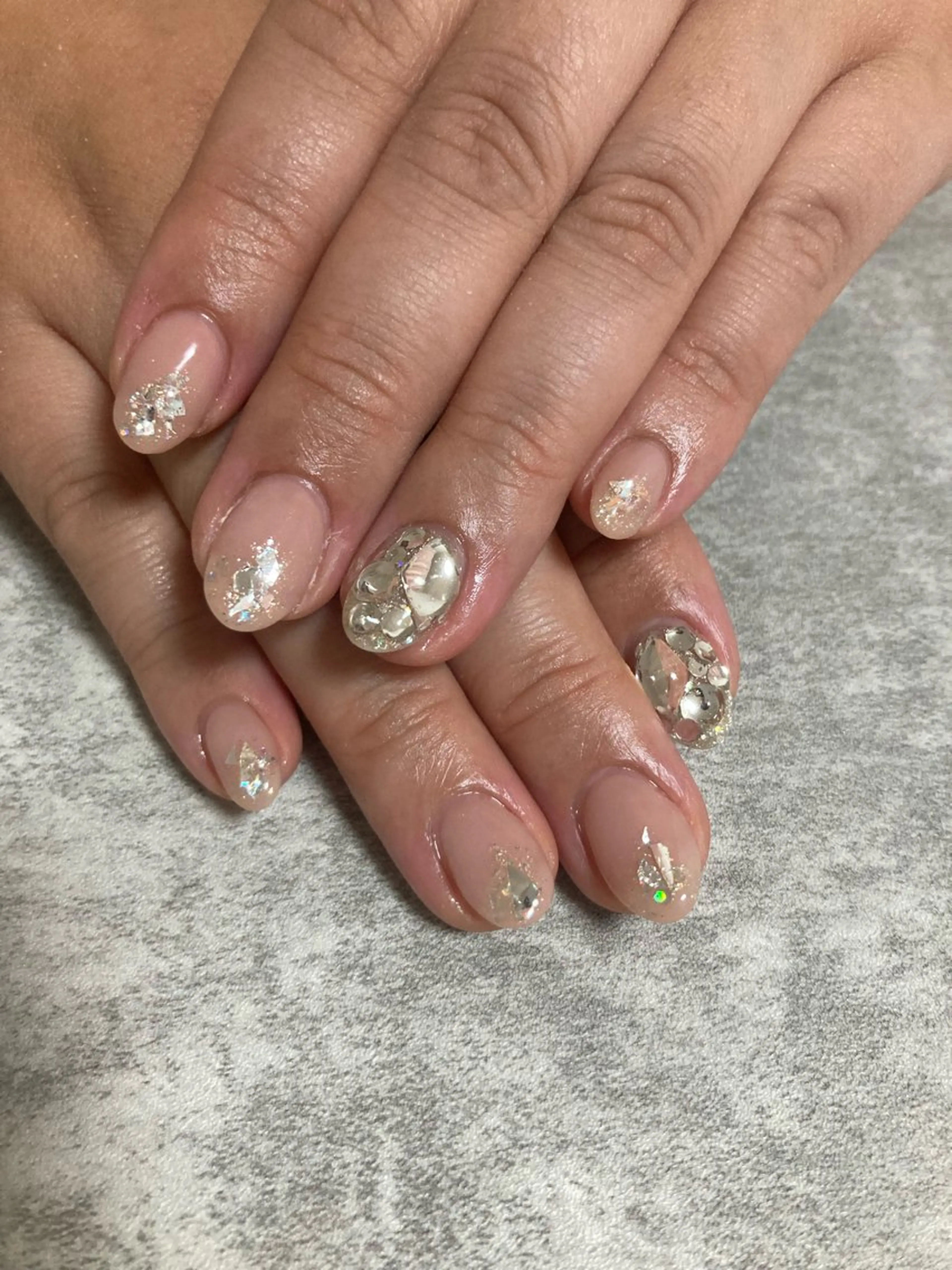 ネイル キラキラネイル M`sプライベートサロン所属・Ｍ`s プライベートサロンのネイルデザイン